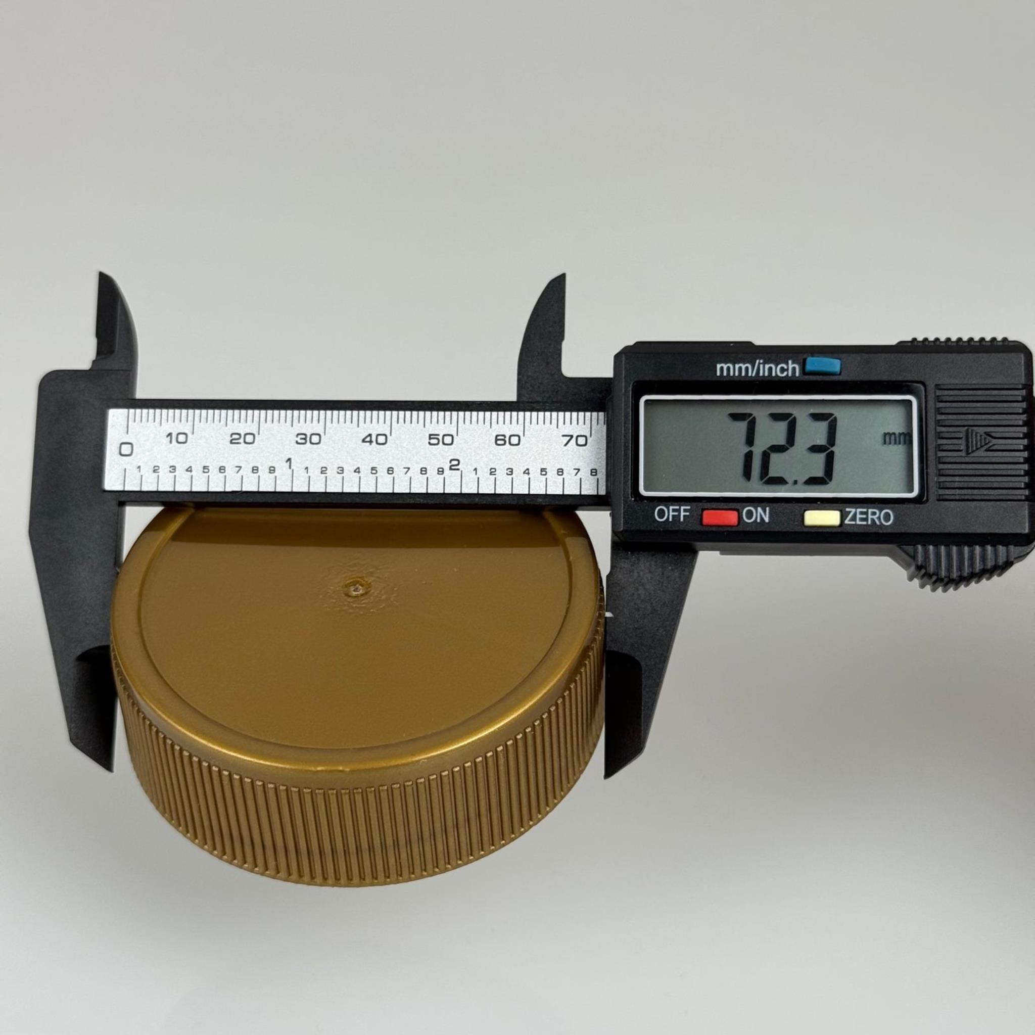 70 MM TWİST-OFF DERİN GOLD PLASTİK KAPAK - ALÜMİNYUM CONTALI - İNDİKSİYON FOLYOLU KAPAK