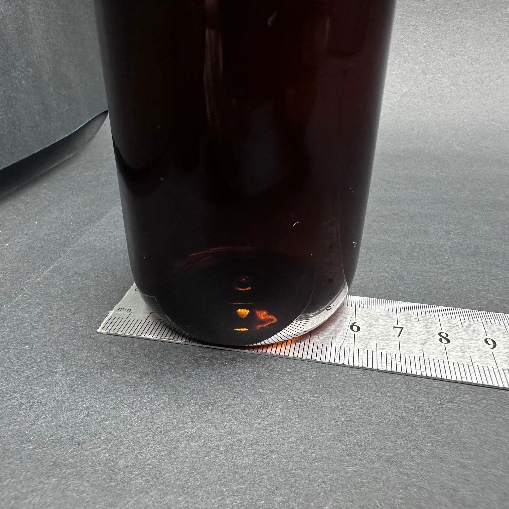 200 CC AMBER PET ECZA ŞİŞESİ - SARI KİLİTLİ CONTALI KAPAKLI  - 200 ML KAHVERENGİ PLASTİK ŞURUP ŞİŞESİ (21 GR)