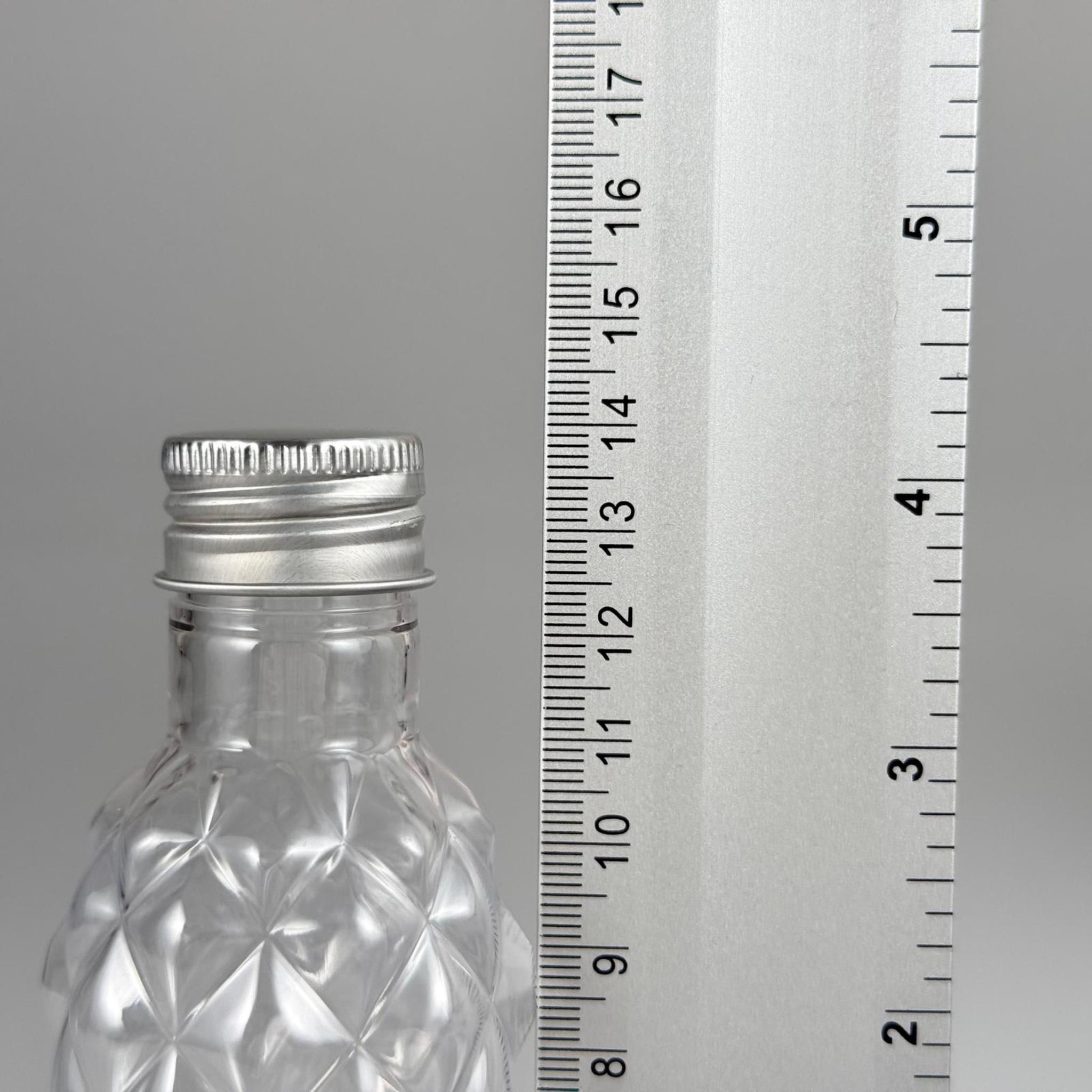 100 CC CAMPET BALIKSIRTI PET KOLONYA ŞİŞESİ (24 AĞIZ) + KÖPÜK CONTALI GÜMÜŞ METAL ALÜMİNYUM KAPAK + KOLONYA TIPALI TAKIM - 100 ML KAPAKLI CAMPET PALSTİK ŞİŞELER