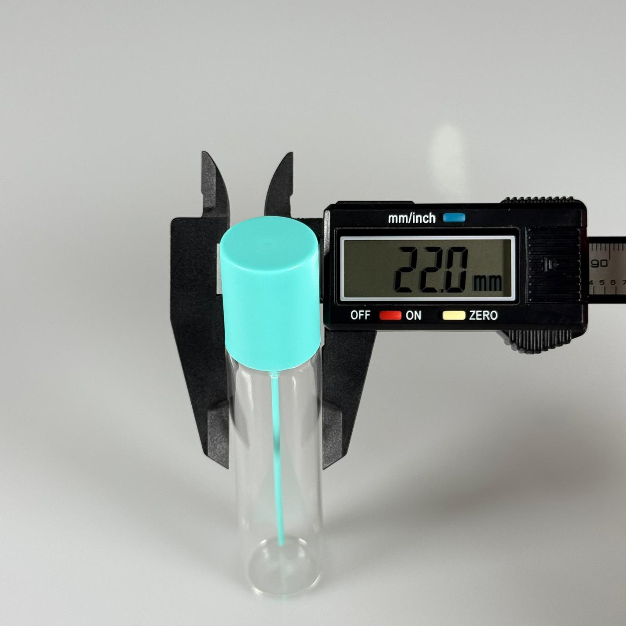 PARFÜM ŞİŞESİ 25 ML - 25 CC PARFÜM AMBALAJI VALFLİ (GEÇME AĞIZ) CAM KALEM PARFÜM İÇİN ŞİŞELERİ - TURKUAZ SPREY + KAPAKLI SET TAKIM