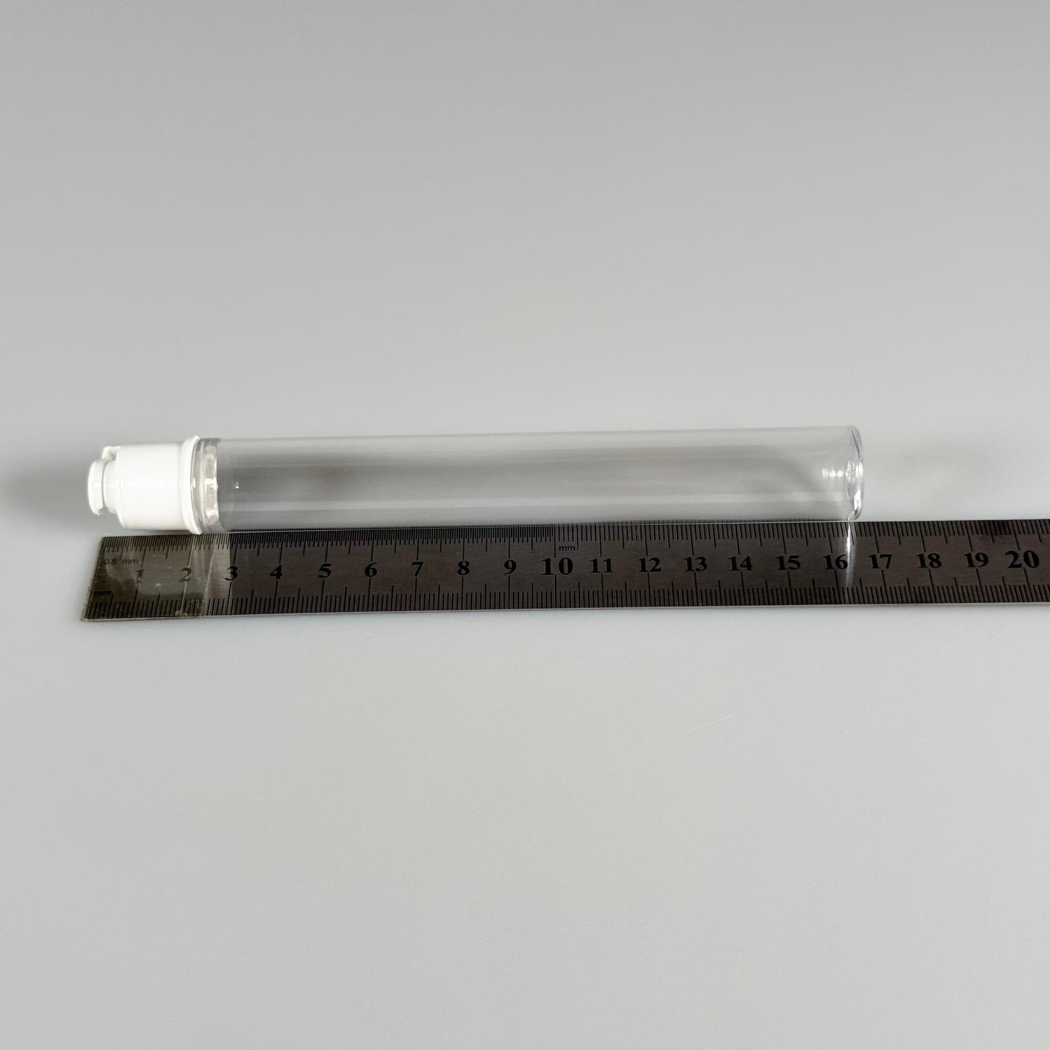 16 CM TÜP - 45 CC UZUN İNCE PET ŞİŞE - BEYAZ AKITICI FLİPTOP KAPAKLI TAKIM - UZUN PLASTİK DAMLATMA ŞİŞESİ