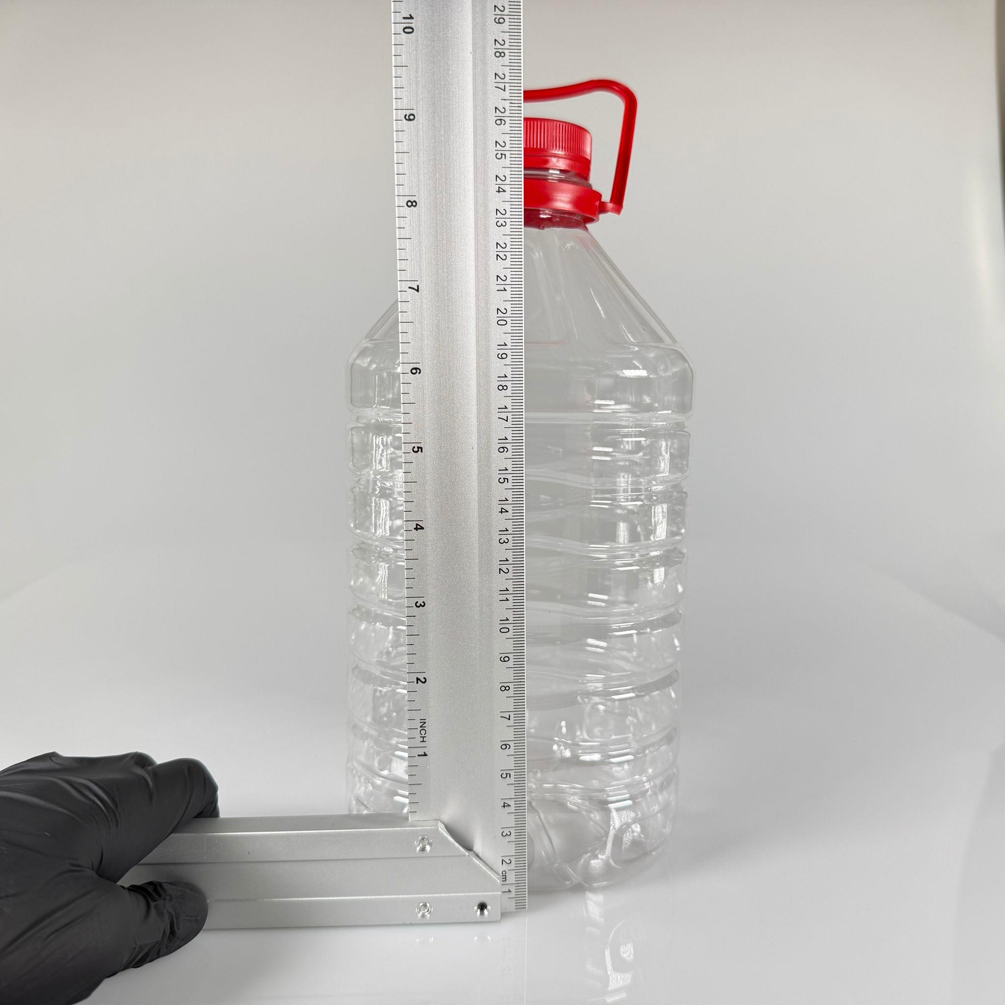 3 LT KÖŞELİ SU PETİ - KIRMIZI KAPAKLI KIRMIZI KULPLU - 3000 CC PET ŞİŞE