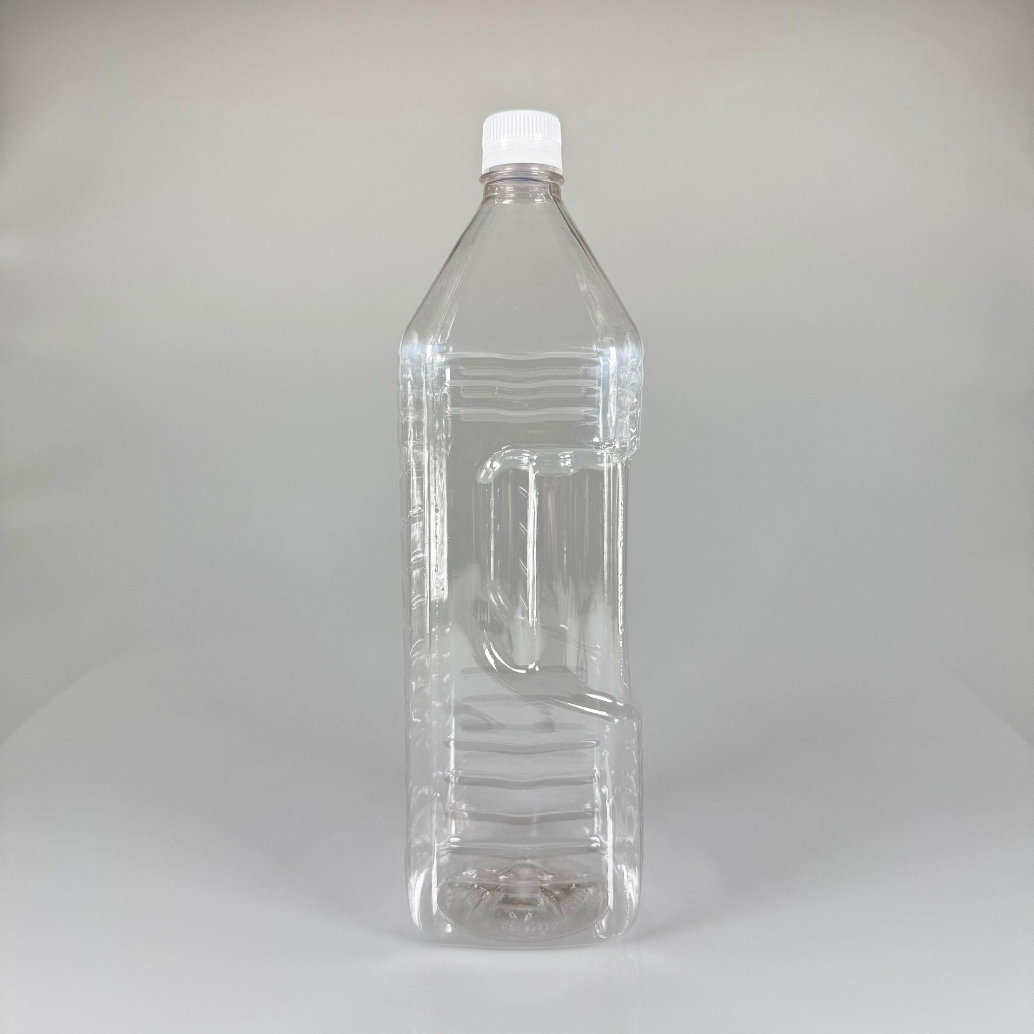 2000 CC KÖŞELİ PET ŞİŞE - BEYAZ KİLİTLİ KAPAKLI 2 LİTRE KARE PLASTİK ŞİŞE - ZEYTİNYAĞ ŞİŞESİ