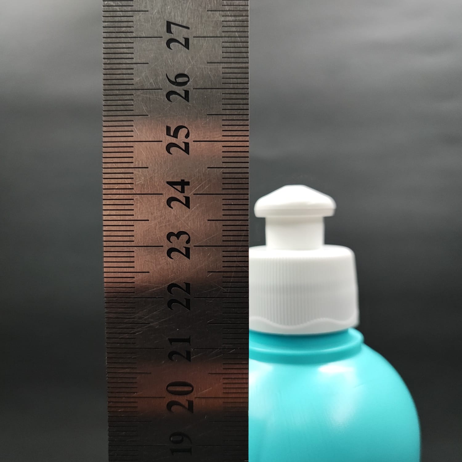 500 CC TURKUAZ POLİETİLEN PE ŞAMPUAN ŞİŞESİ - BEYAZ AKITICILI PUSH PULL KAPAKLI - 500 ML PE ŞAMPUAN ŞİŞESİ