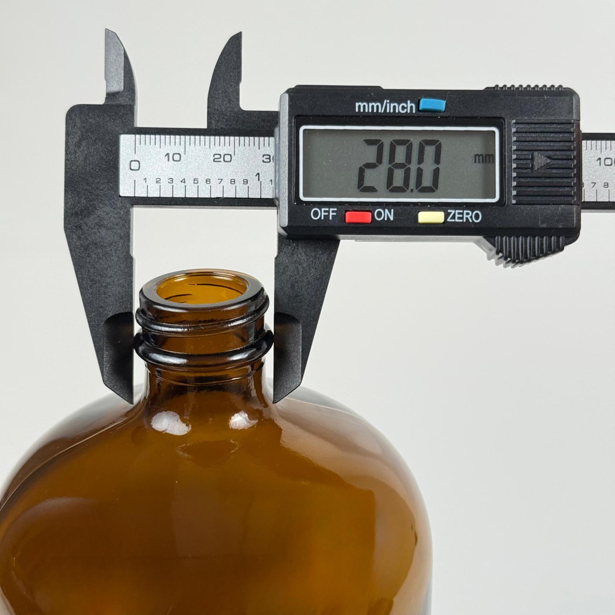 1 LT KAHVERENGİ ECZA ŞİŞESİ - 28 MM BOSTON AĞIZ KAPAKSIZ - 1000 CC AMBER KÜT BOYUNLU CAM İLAÇ ŞİŞESİ - BOŞ ŞURUP ŞİŞELERİ