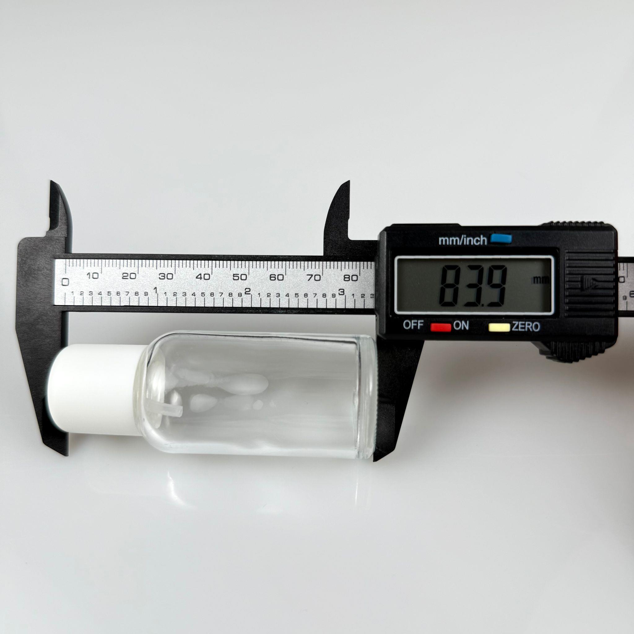 30 CC ŞEFFAF CAM ŞİŞE + İÇTEN DAMLALIKLI ÇOCUK KİLİTLİ BEYAZ KAPAK - SAYDAM 30 ML KİLİT KAPAKLI DAMLATMALI ŞİŞE