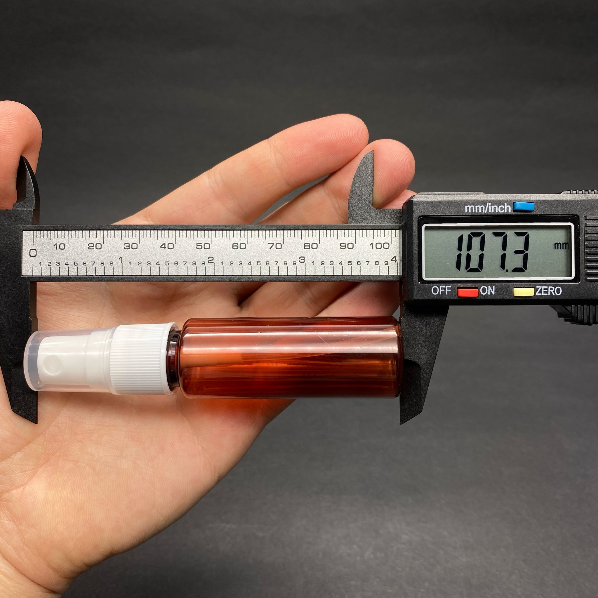 20 CC AMBER PET ŞİŞE - BEYAZ SPREYLİ TESTER 20 ML PLASTİK ŞİŞE