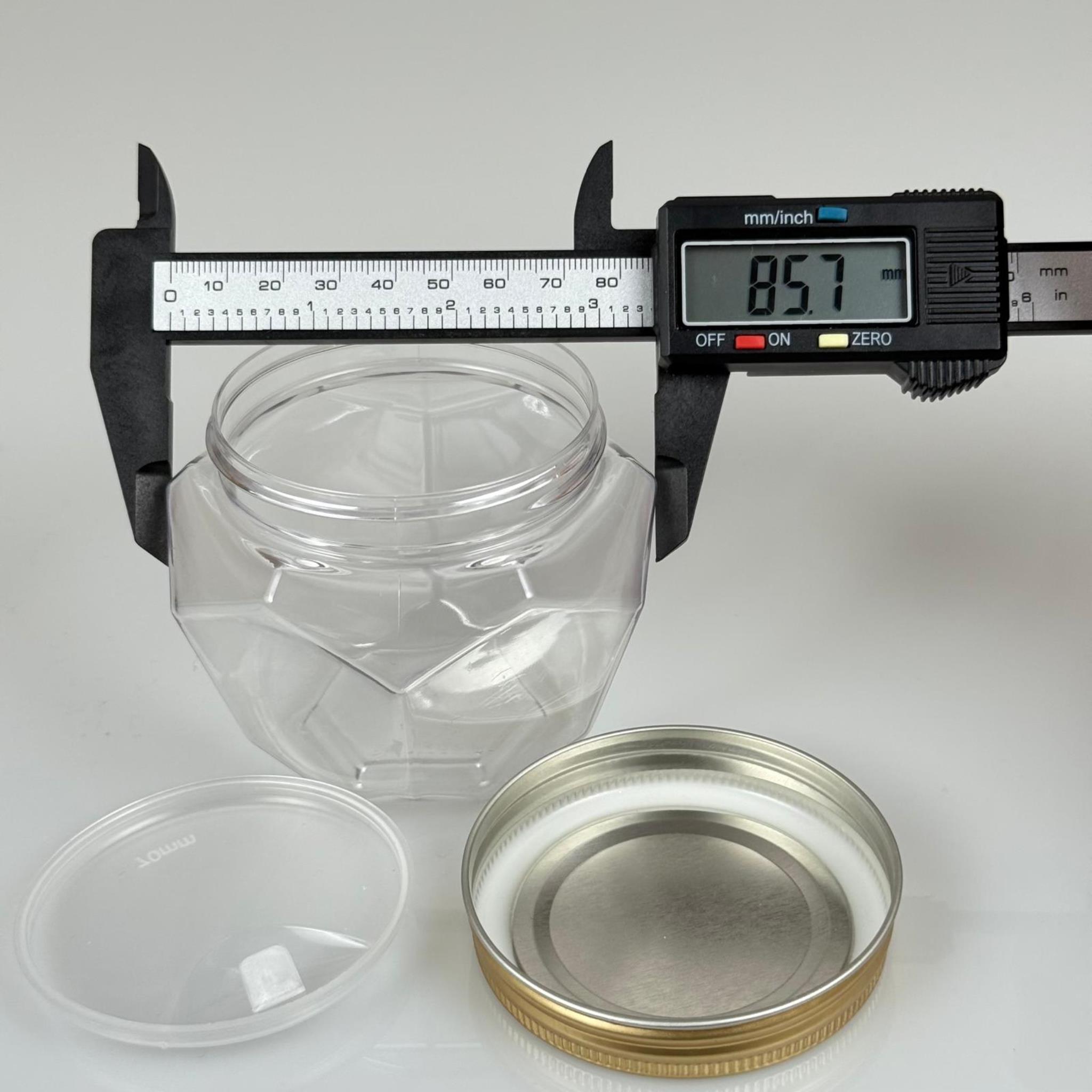250 ML SERT PET ALTIGEN KAVANOZ + GOLD METAL KAPAK + İÇ TIPA - 250 CC KALIN ŞEFFAF PLASTİK KAVANOZ GOLD METAL KAPAKLI İÇ TIPALI TAKIM - KREM KAVANOZLARI
