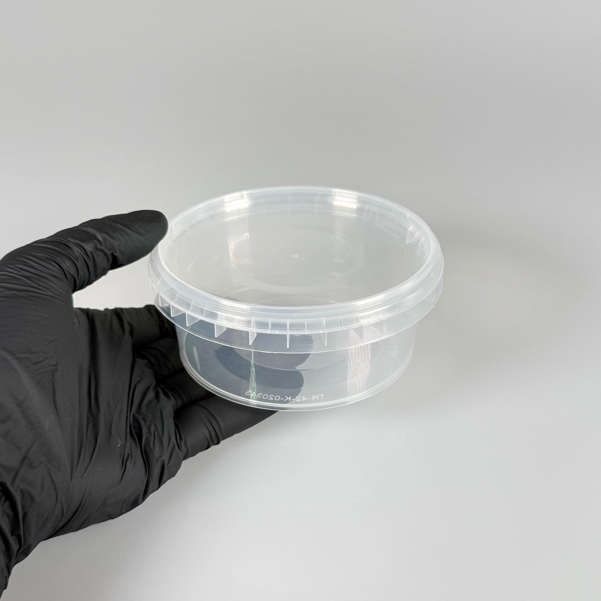 300 CC PLASTİK KOVA - ŞEFFAF - 300 ML GIDAYA UYGUN SIZDIRMAZ KİLİTLİ KAPAKLI KOVA - KURABİYE KABI, BÖĞÜRTLEN AHUDUDU AMBALAJI, PETEK KOVAN BAL KUTUSU, HURMA KOVASI VB ALANLARDA KULLANILABİLİR.