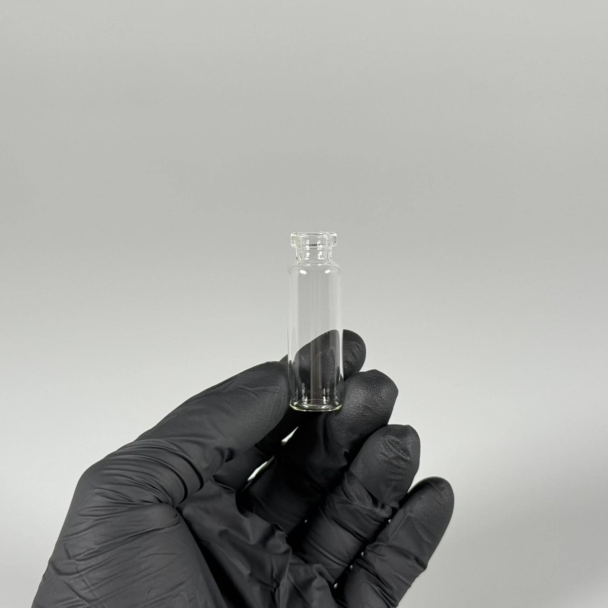 BOROSİLİKAT ŞEFFAF CAM ŞİŞE - 5 CC - 16x50 MM - ÇEKME CAM BORU FLAKON İNCE PENİSİLİN ŞİŞESİ - AĞIZ ÇAPI 13 MM