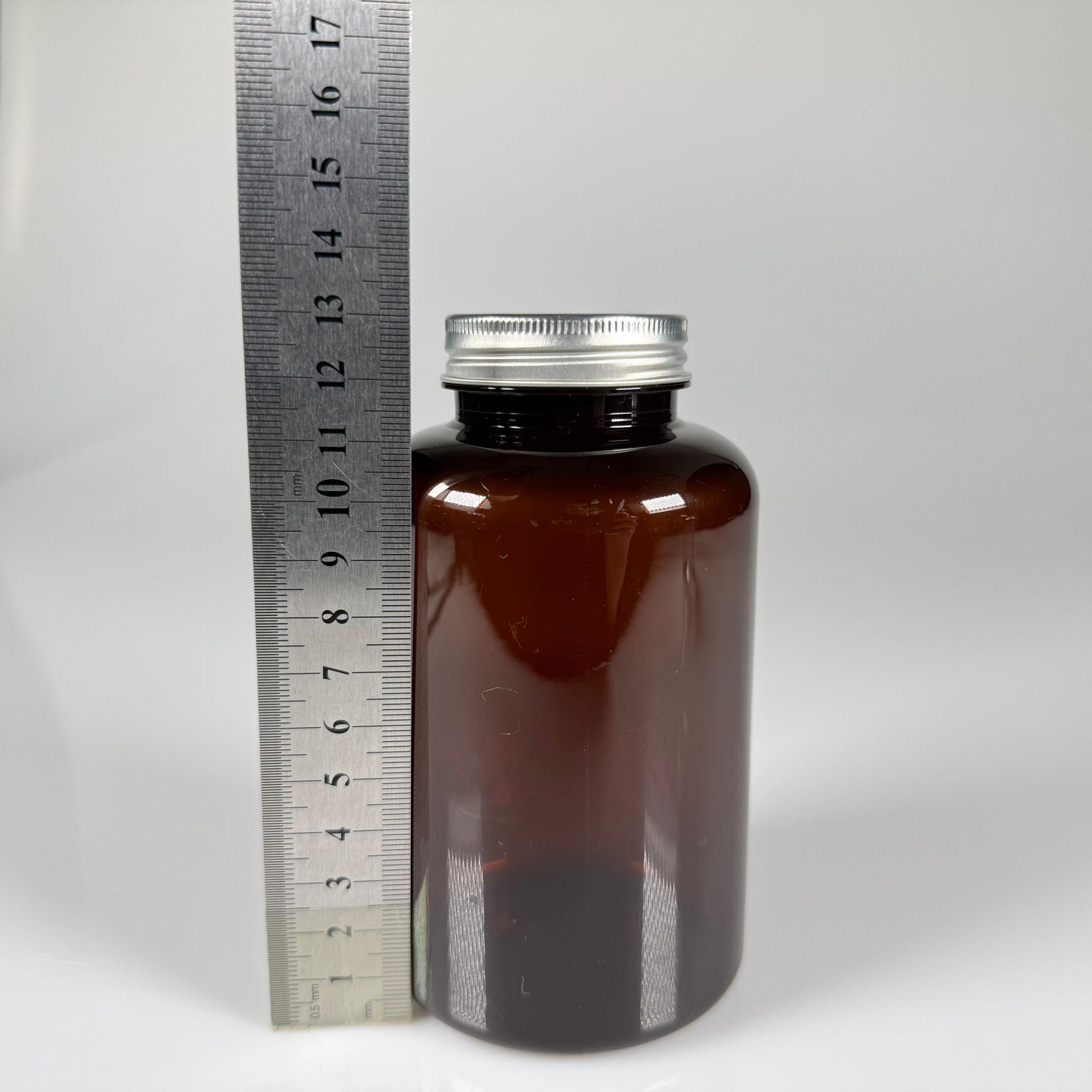 400 CC AMBER PET TABLET ŞİŞESİ - GÜMÜŞ KAPAKLI + KENDİNDEN YAPIŞKANLI KÖPÜK CONTALI - 400 ML KAPSÜL KUTUSU - İLAÇ ŞİŞESİ - MEDİKAL HAP ŞİŞESİ - FARMASÖTİK KAVANOZ