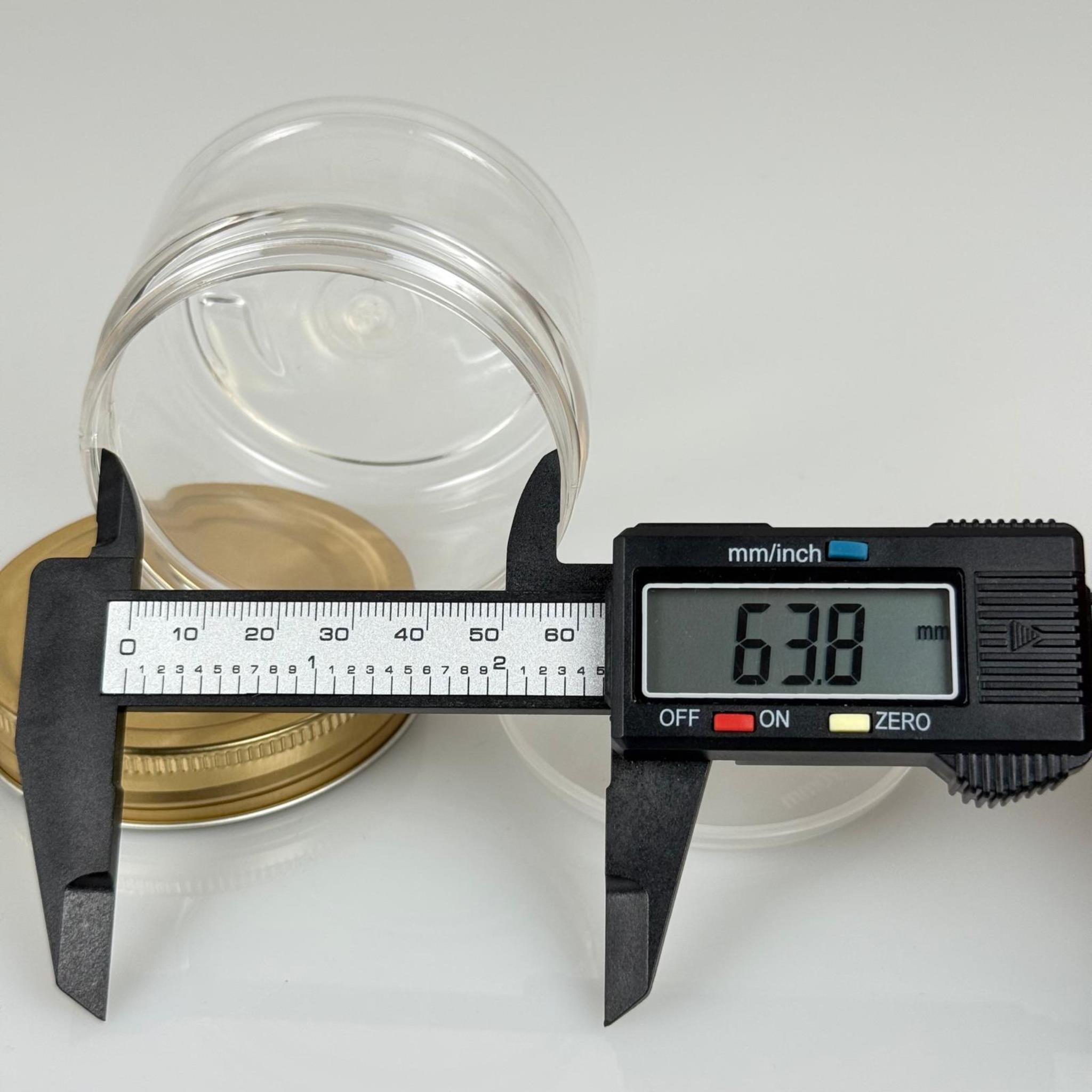 150 ML SERT PET KAVANOZ + GOLD METAL KAPAK + İÇ TIPA - 150 CC KALIN ŞEFFAF PLASTİK KAVANOZ GOLD METAL KAPAKLI İÇ TIPALI TAKIM - KREM KAVANOZLARI
