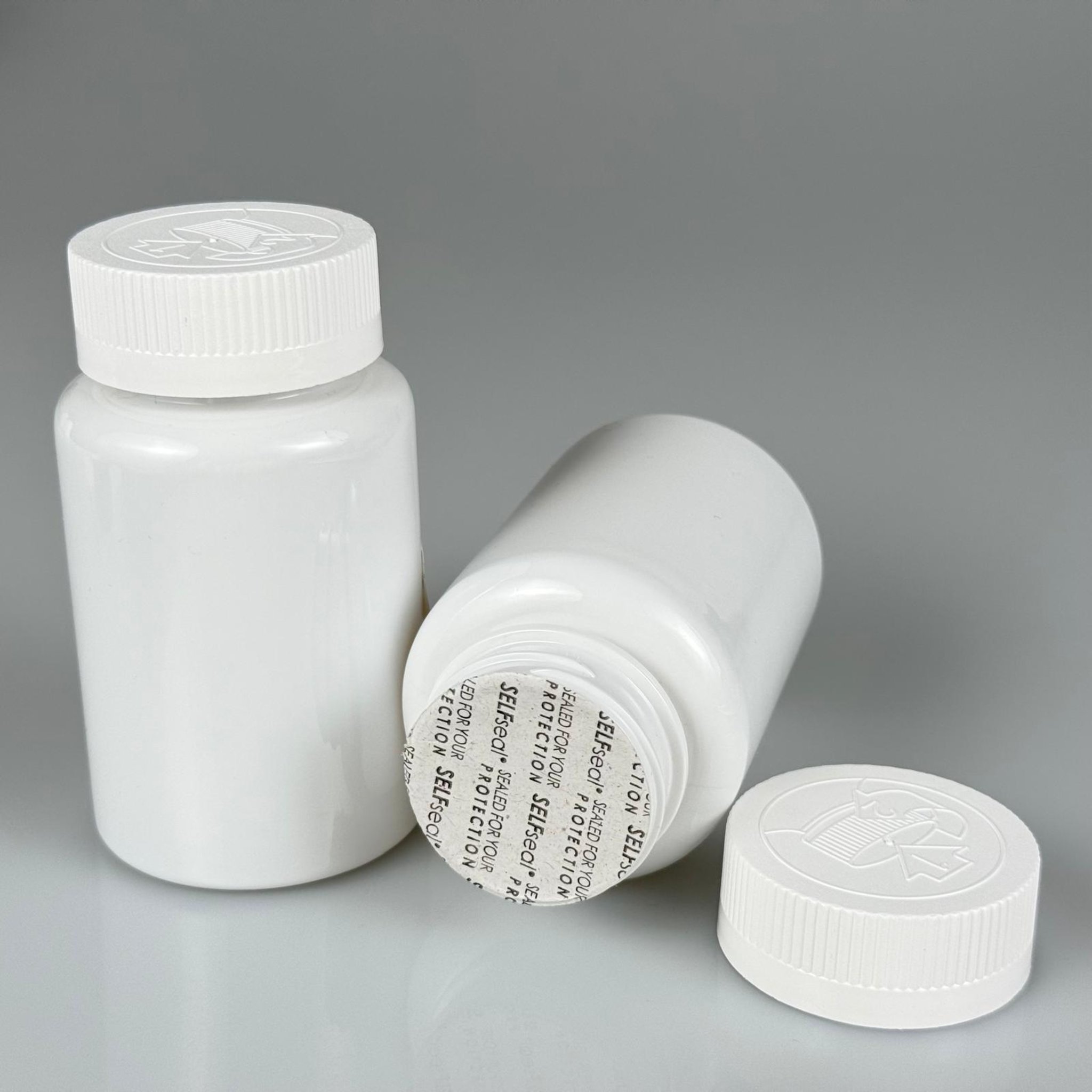 150 ML CONTALI ÇOCUK KİLİT KAPAKLI TABLET ŞİŞESİ  - 150 CC BEYAZ PET KAVANOZ + 38 MM BEYAZ ÇOCUK KİLİTLİ KAPAK + KENDİNDEN YAPIŞKANLI KÖPÜK CONTA TAKIM -  KAPSÜL KUTUSU - İLAÇ ŞİŞESİ - MEDİKAL HAP ŞİŞESİ - FARMASÖTİK KAVANOZ