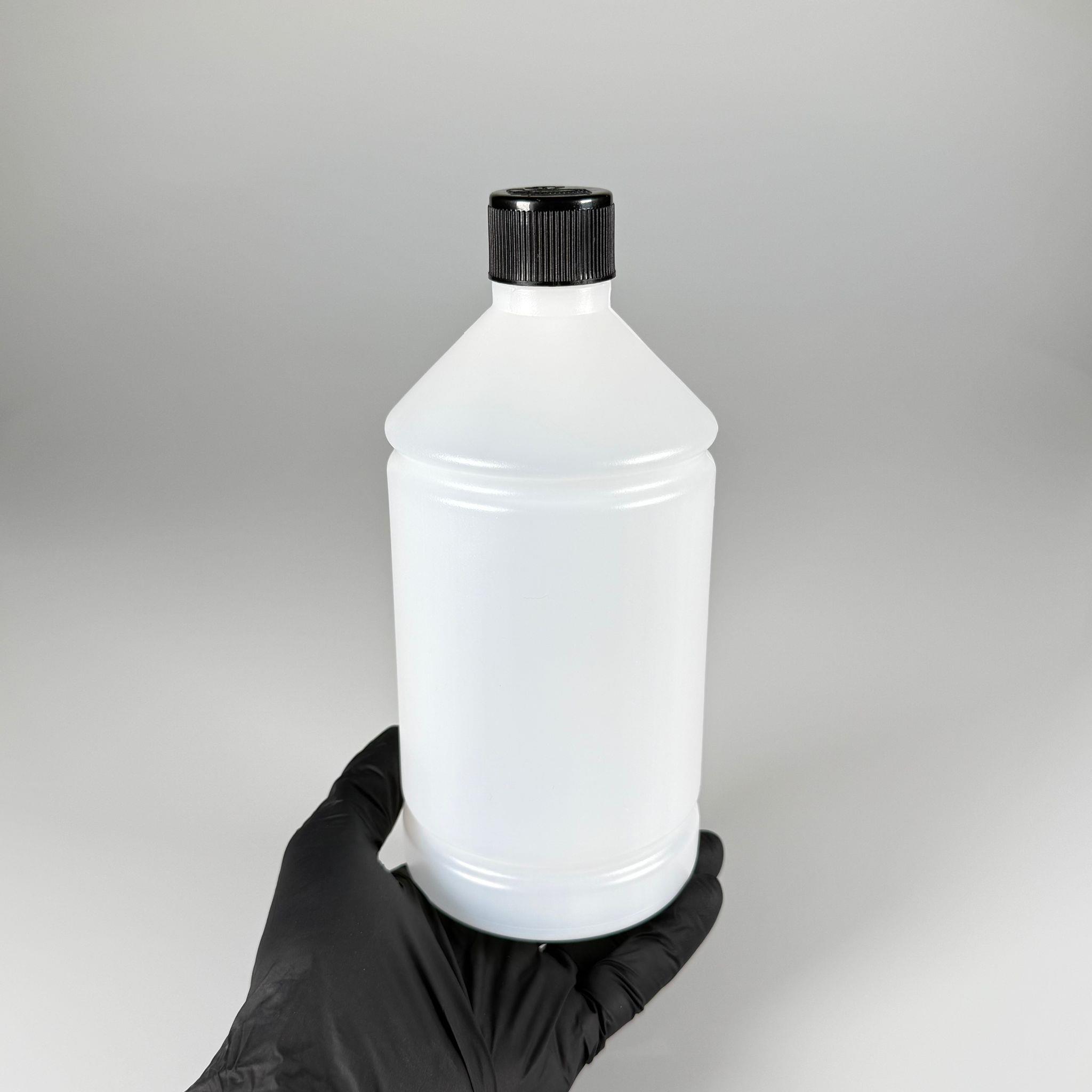 1000 CC TİNER ŞİŞESİ - SİYAH ÇOCUK EMNİYET KİLİTLİ KAPAKLI - 1000 ML KİMYASALA DAYANIKLI PLASTİK ŞİŞE - 1 LT POLİETİLEN ŞİŞE