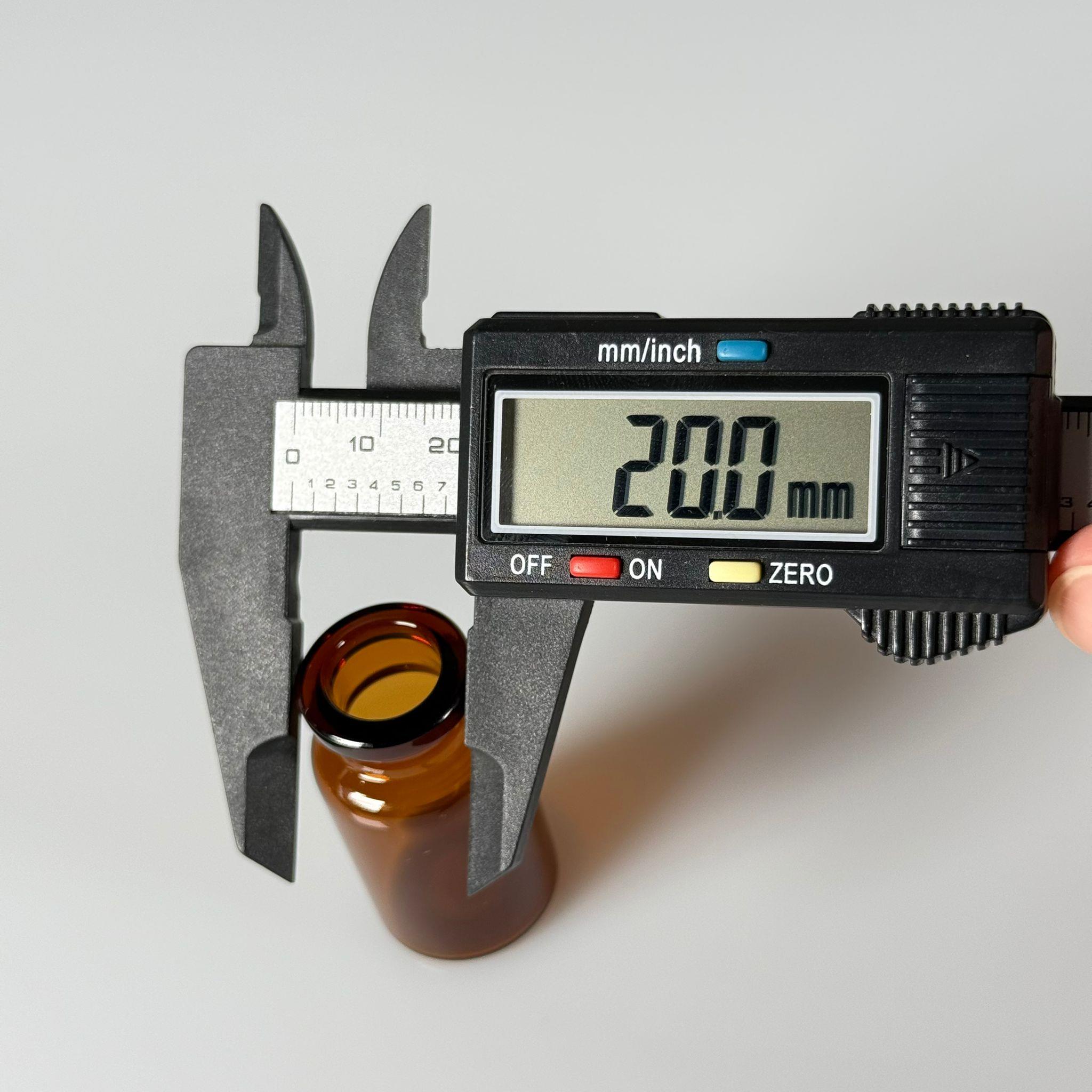 BOROSİLİKAT AMBER CAM ŞİŞE - 12 CC - 24X45 MM - ÇEKME CAM BORU FLAKON İNCE PENİSİLİN ŞİŞESİ - AĞIZ ÇAPI 20 MM - FLAKON ŞİŞELERİ VİAL ŞİŞE