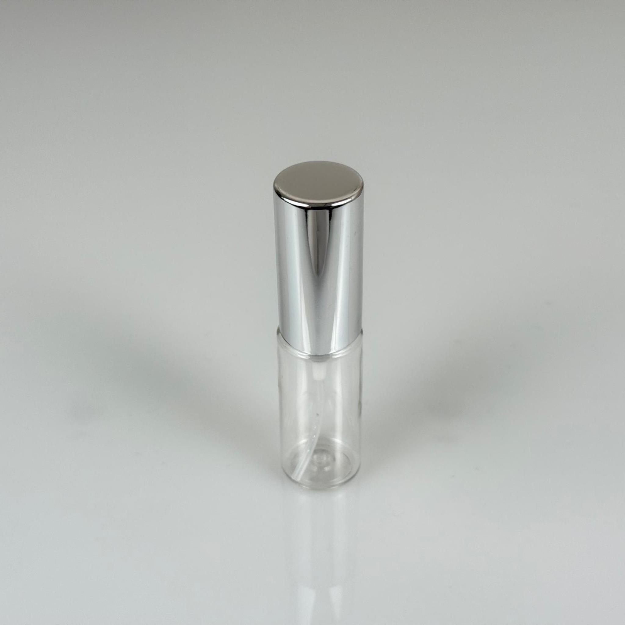15 ML PET KOLONYA, PARFÜM VB ŞİŞELERİ - METAL ALÜMİNYUM GÜMÜŞ KAPAK + VİDALI SPREY + 15 CC ŞİŞE SET TAKIM