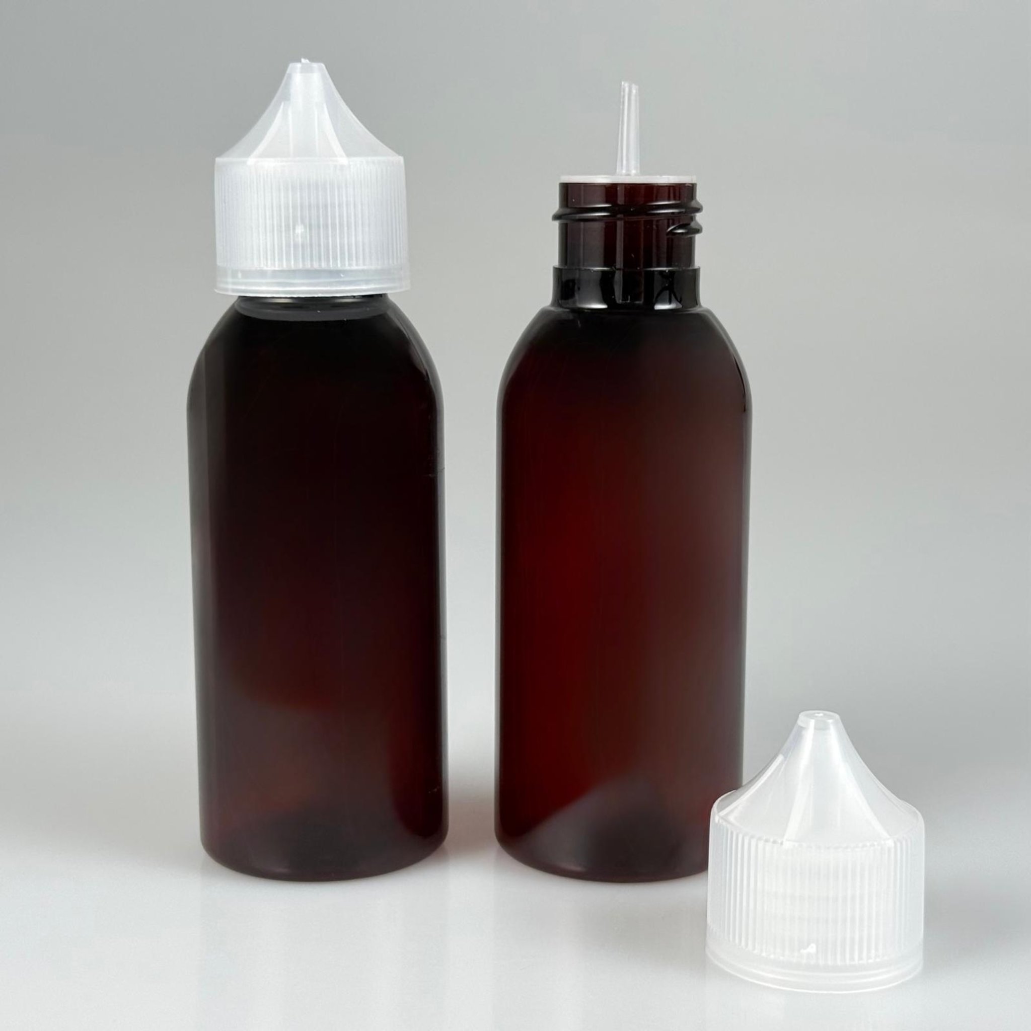 100 CC SERT GORİLLA ŞİŞE - AMBER - 100 ML LİKİT ŞİŞESİ - MÜREKKEP ŞİŞESİ - ÇOCUK KİLİT KAPAKLI  - AKITICI TIPALI - İĞNE UÇLU DAMLALIKLI ŞİŞE