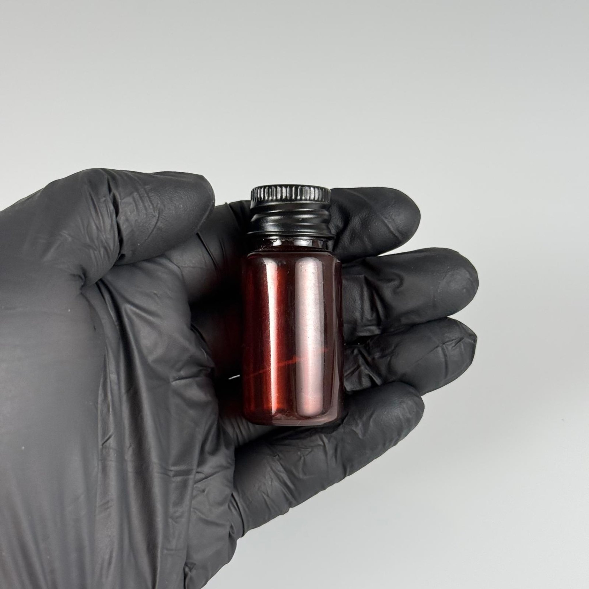 10 CC AMBER PET SHOT ŞİŞE - KÖPÜK CONTALI SİYAH ALÜMİNYUM METAL KAPAKLI TAKIM - 10 ML KAHVERENGİ PLASTİK ŞİŞE