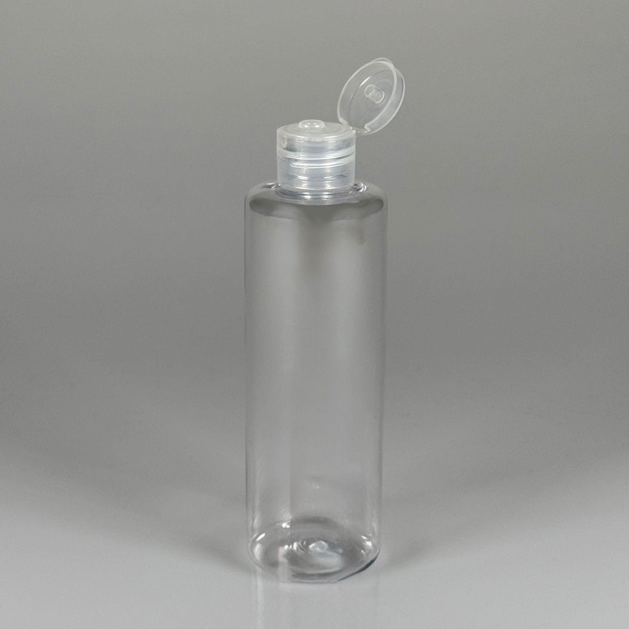 250 CC PET ŞİŞE - ŞEFFAF FLİPTOP AKITICI KAPAKLI - 250 ML AKITICILI PLASTİK ŞİŞE