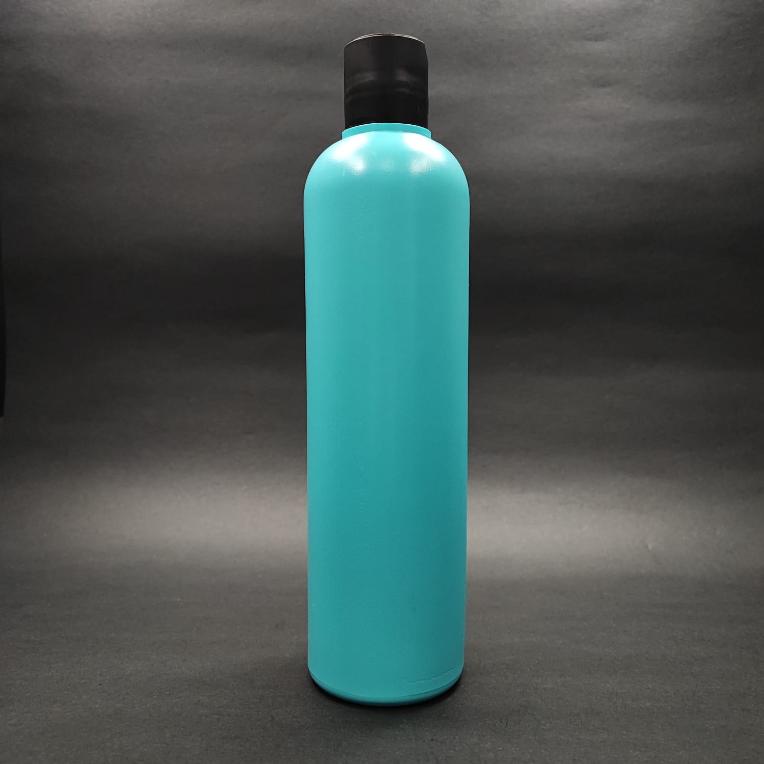 500 CC TURKUAZ POLİETİLEN PE ŞAMPUAN ŞİŞESİ - SİYAH AKITICILI DİSKTOP KAPAKLI - 500 ML PE ŞAMPUAN ŞİŞESİ