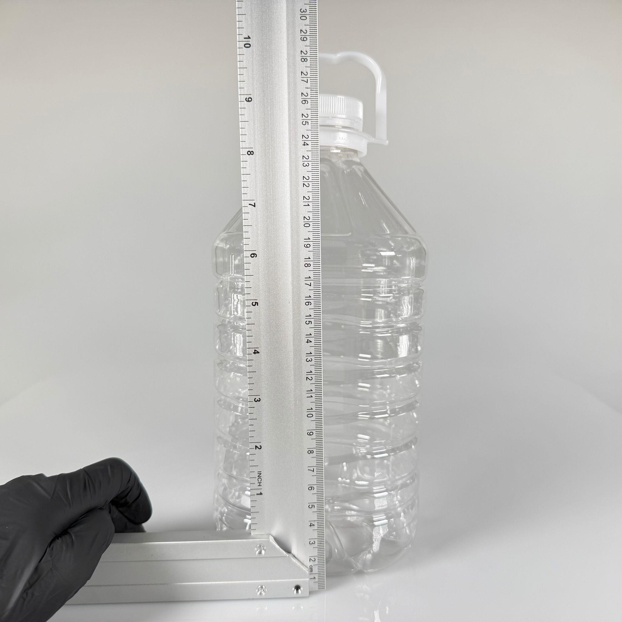 3 LT KÖŞELİ SU PETİ - BEYAZ KAPAKLI BEYAZ KULPLU - 3000 CC PET ŞİŞE