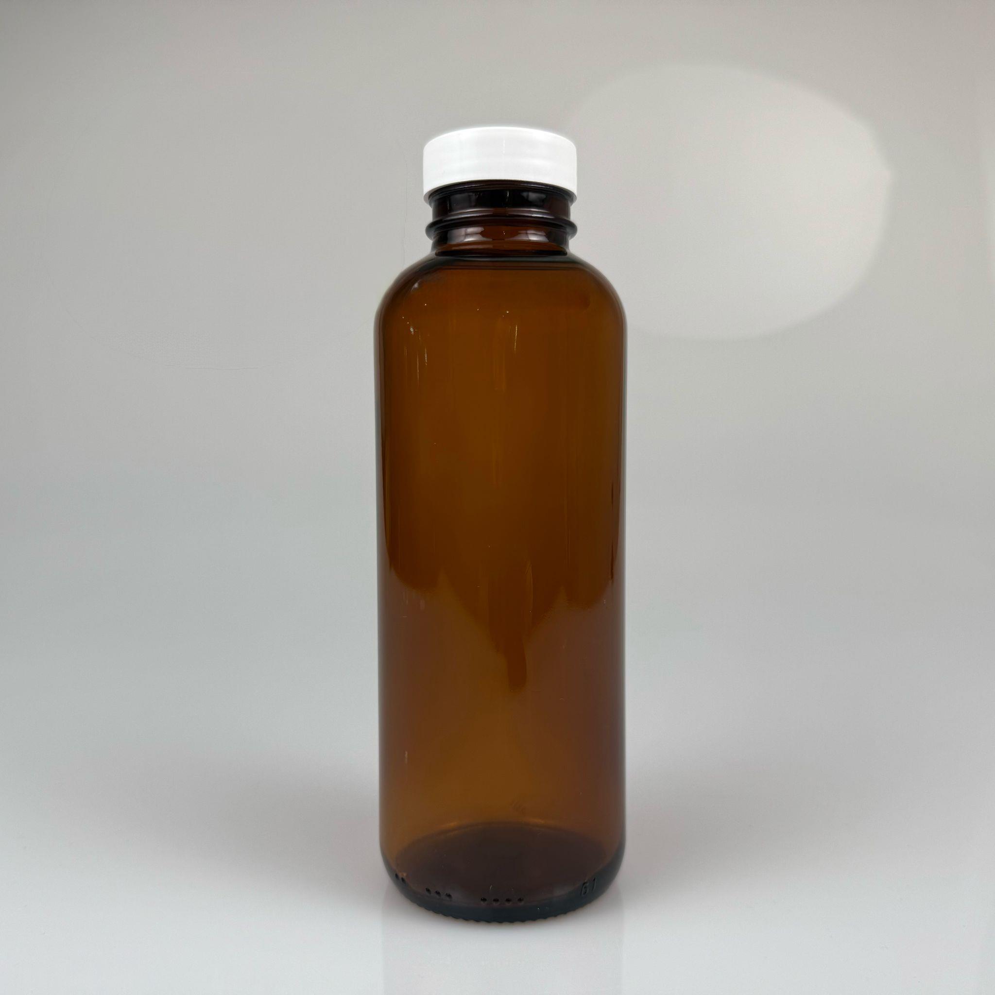 500 CC ENDÜSTRİYEL, KEVITA MODEL GENİŞ AĞIZLI AMBER CAM ŞİŞE - BEYAZ PLASTİK KAPAKLI - 500 ML CAM KAHVERENGİ ECZA, ZEYTİNYAĞI, ÇEREZ, GRANÜR KAHVE, COLDBREW VB İÇİN ÇOK AMAÇLI CAM ŞİŞELER