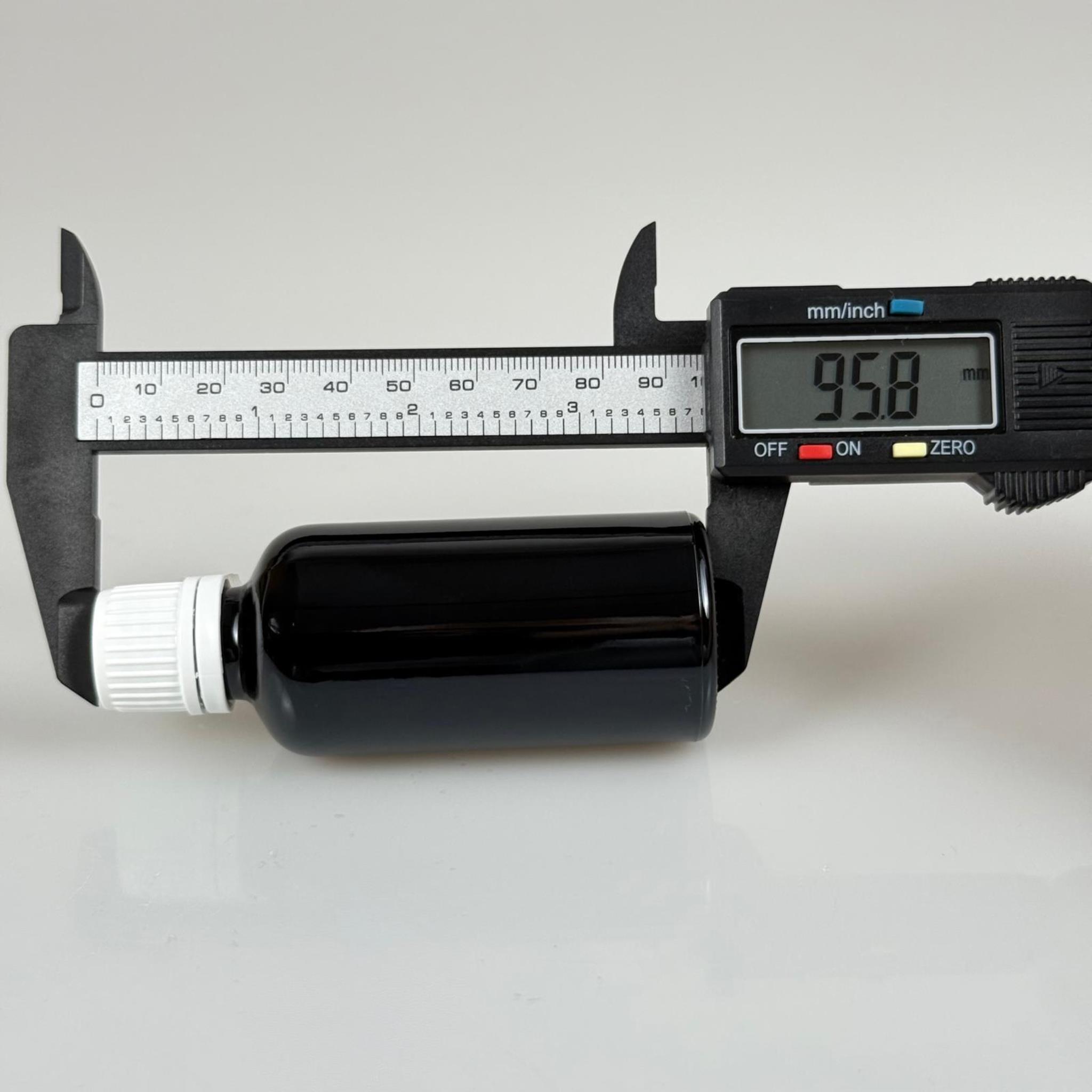 50 CC SİYAH İÇTEN DAMLALIKLI - BEYAZ KİLİT KAPAKLI CAM ŞİŞE - 50 ML SİYAH YENİ İÇTEN DAMLALIKLI CAM ŞİŞE