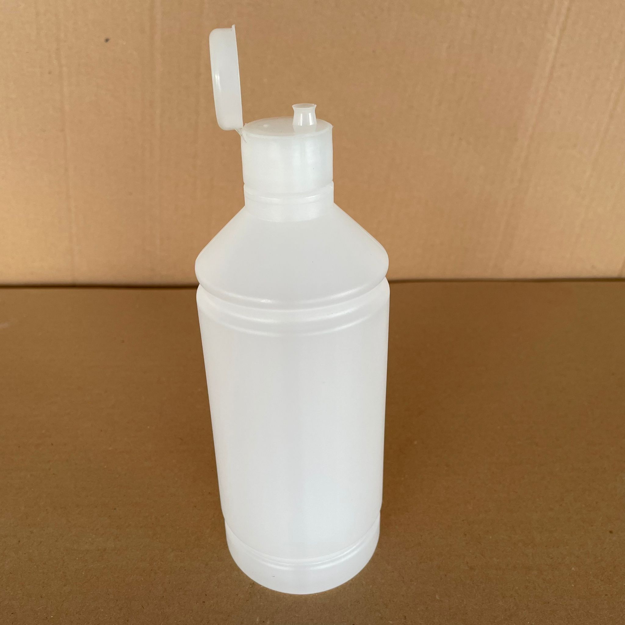 500 CC TİNER ŞİŞESİ - ŞEFFAF FLİPTOP KAPAKLI - 500 ML KİMYASALA DAYANIKLI PLASTİK ŞİŞE - 0,5 LT POLİETİLEN ŞİŞE