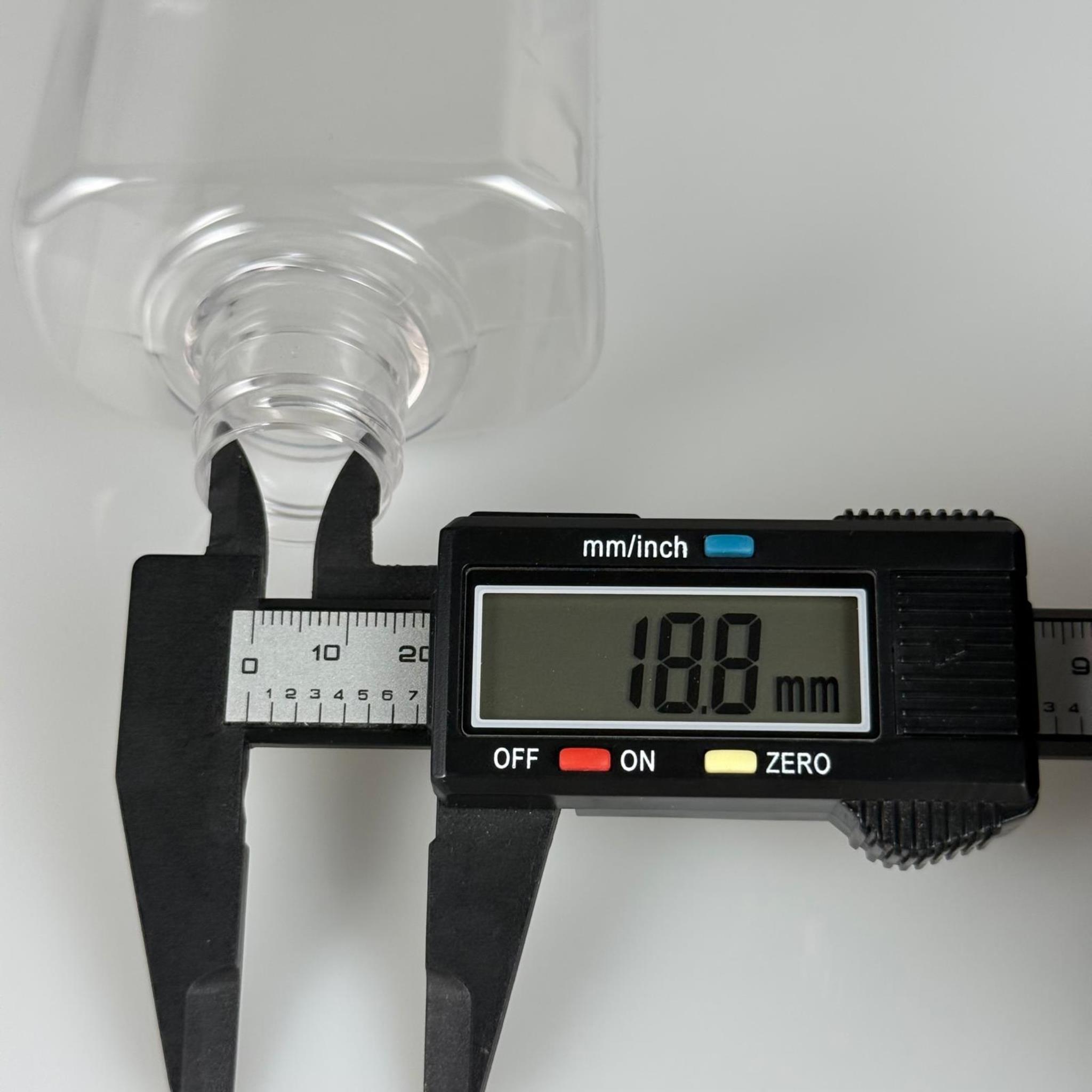 400 CC ŞEFFAF YASSI PET ŞİŞE 24 MM İP