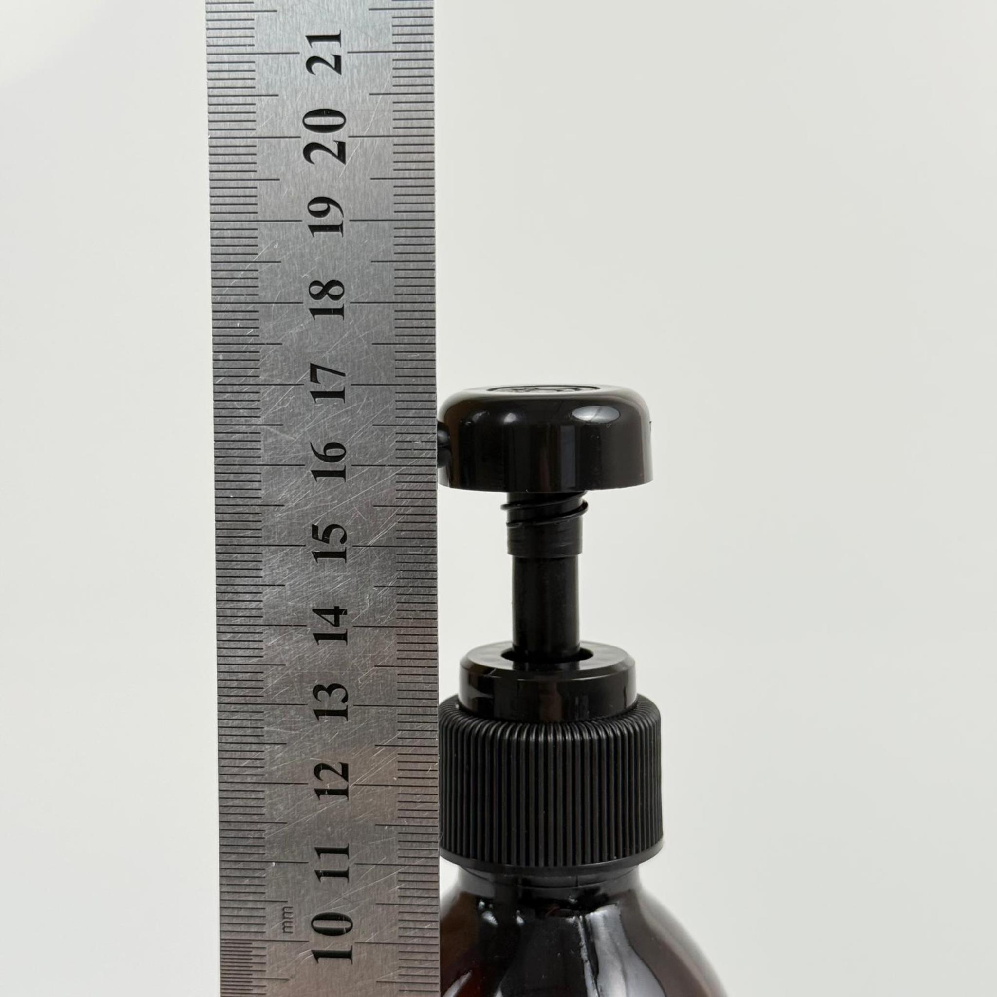 200 CC PET AMBER KAHVERENGİ OVAL MODEL ŞİŞE - SİYAH DOZAJ POMPALI (HER BASMADA 4 CC SIVI ATAR) - 200 ML POMPALI ŞİŞE - ŞURUP, ŞAMPUAN, KREM GİBİ YOĞUN KIVAMLI SIVILARDA KULLANILIR