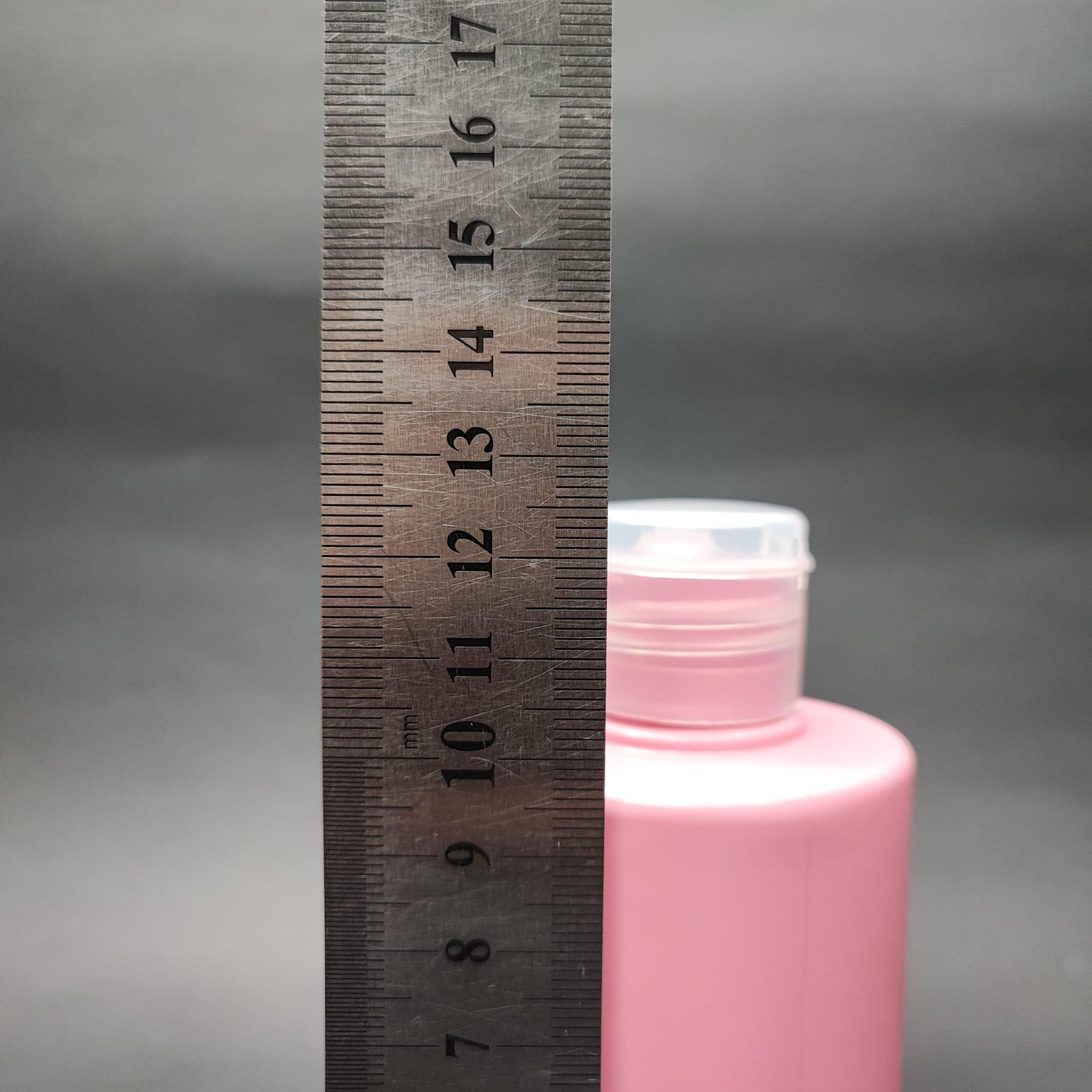 200 CC KÜT BOYUNLU SİLİNDİR PET ŞİŞE (24 GR) - ŞEFFAF FLİPTOP KAPAKLI - 200 ML PLASTİK ŞİŞE - PEMBE