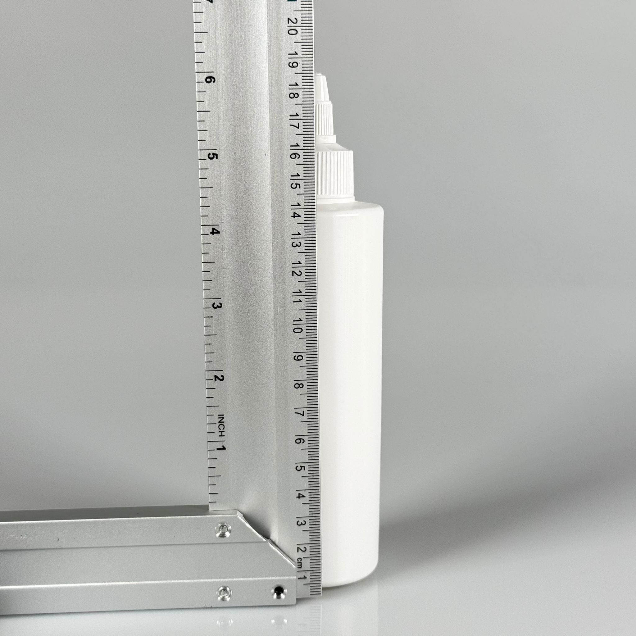 200 CC (SİLME 250 CC) BEYAZ SİLİNDİR MODEL MAT SERT POLİETİLEN ŞİŞE - BEYAZ AKITICI SİVRİ TWİST KAPAKLI - 200 ML BEYAZ PLASTİK ŞİŞE