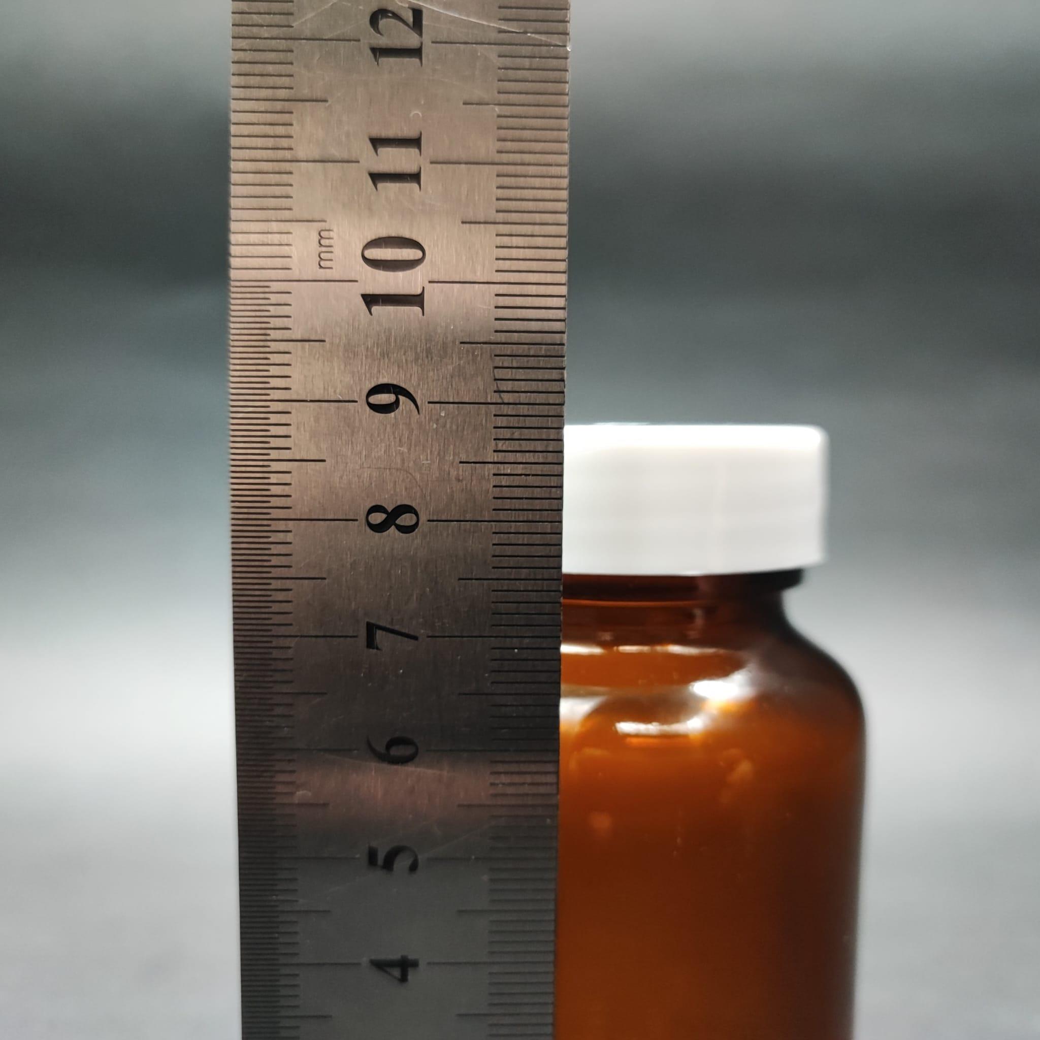 140 ML CAM TABLET ŞİŞE + BEYAZ KAPAK - 140 CC AMBER ŞİŞECAM ECZA ŞİŞELERİ - ŞİŞECAM ÜRÜN KODU 718814