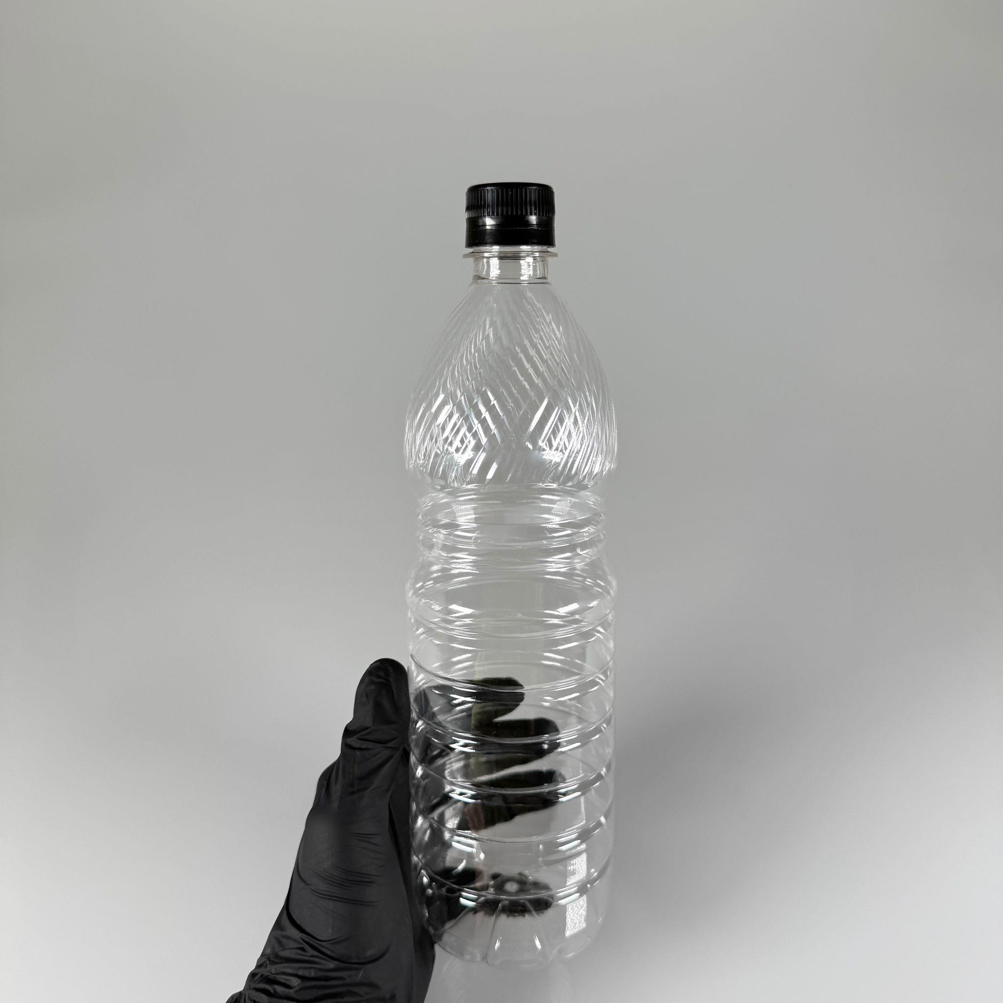 1 LT KİLİTLİ KAPAKLI PET ŞİŞE - SİYAH KAPAKLI 1 LİTRE BOŞ PET ŞİŞE