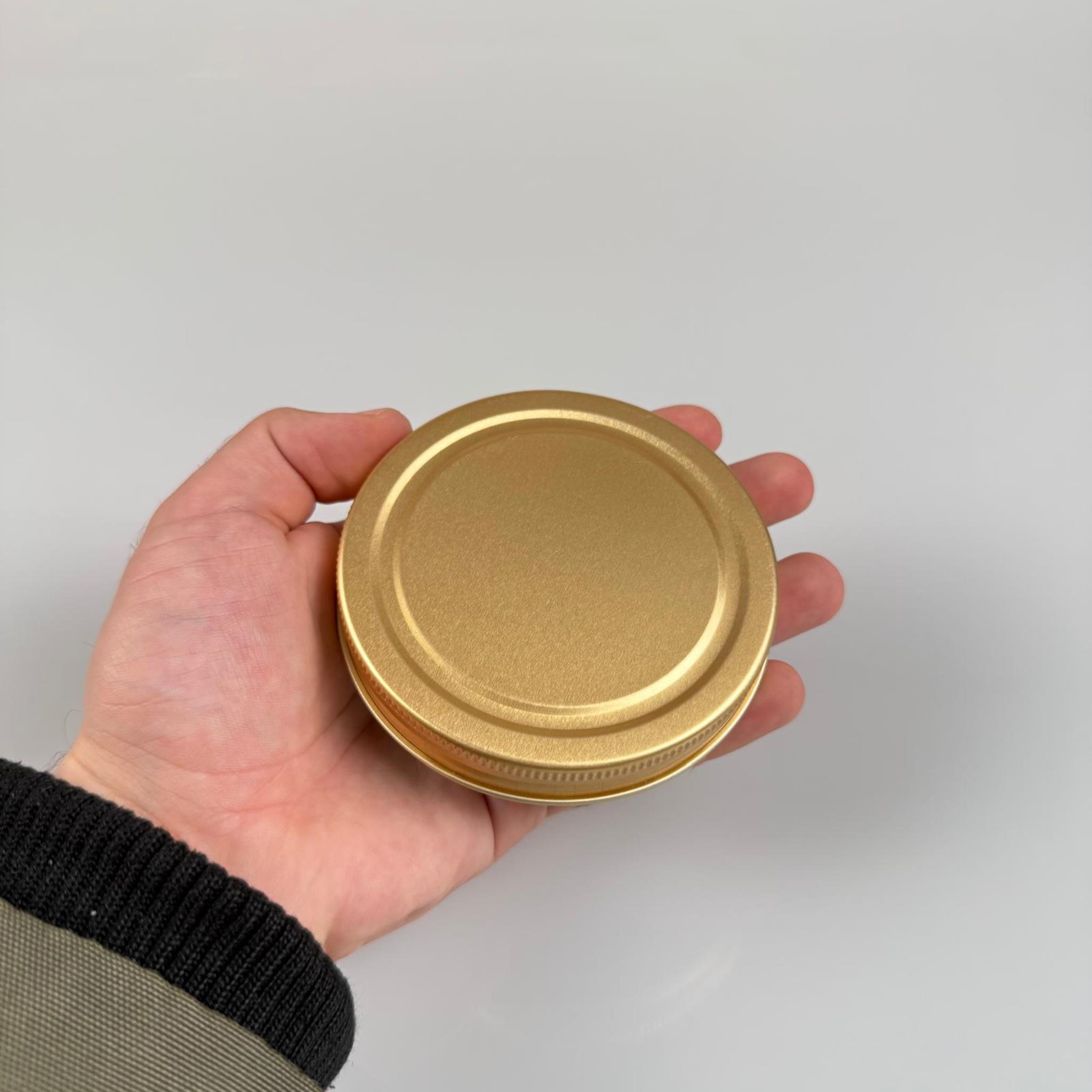 89 MM VİDALI GOLD METAL KAPAKLI (CAM İÇİN)