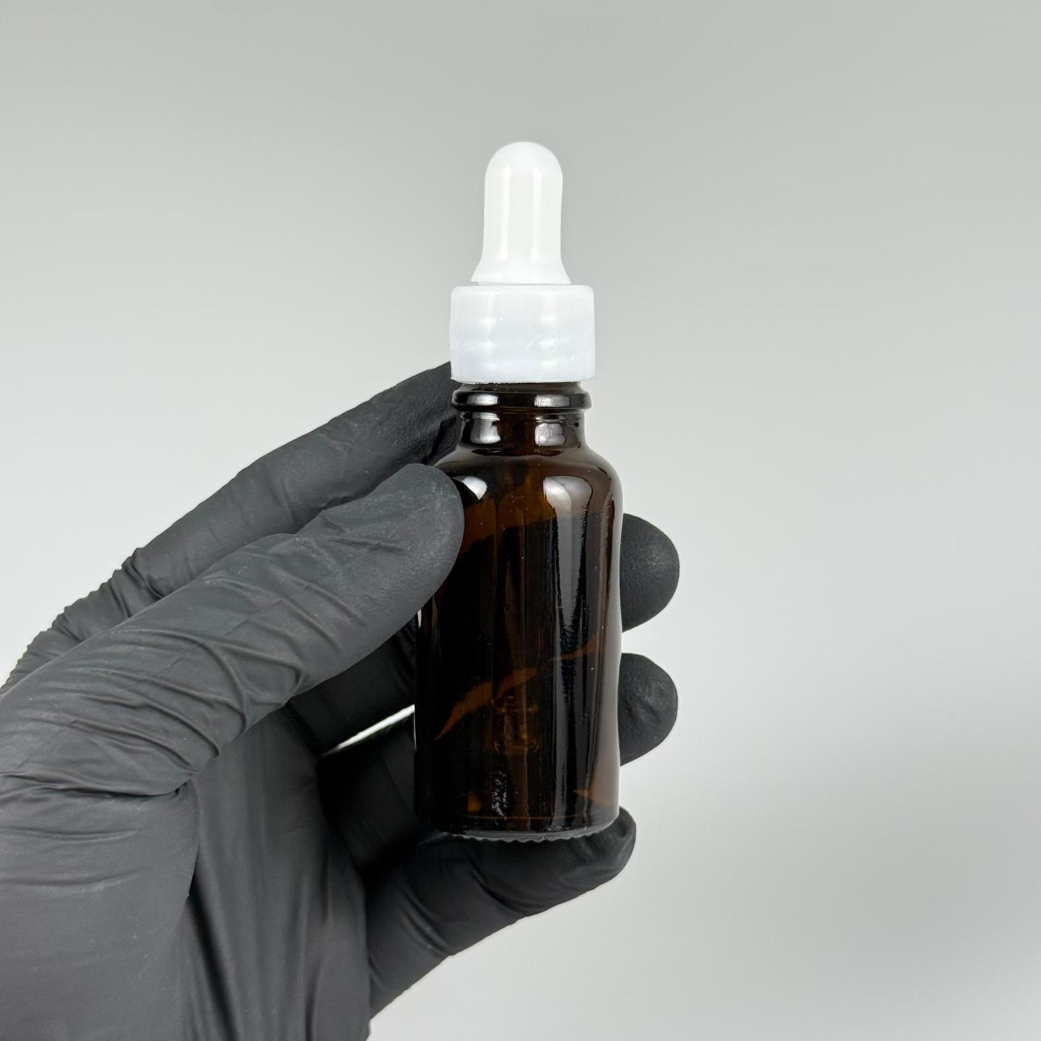 20 CC AMBER CAM DAMLALIKLI ŞİŞE - BEYAZ EMZİK + BEYAZ DÜZ KAPAK + CAM PİPET TAKIM - 20 ML KAHVERENGİ DAMLALIKLI ŞİŞE SETİ