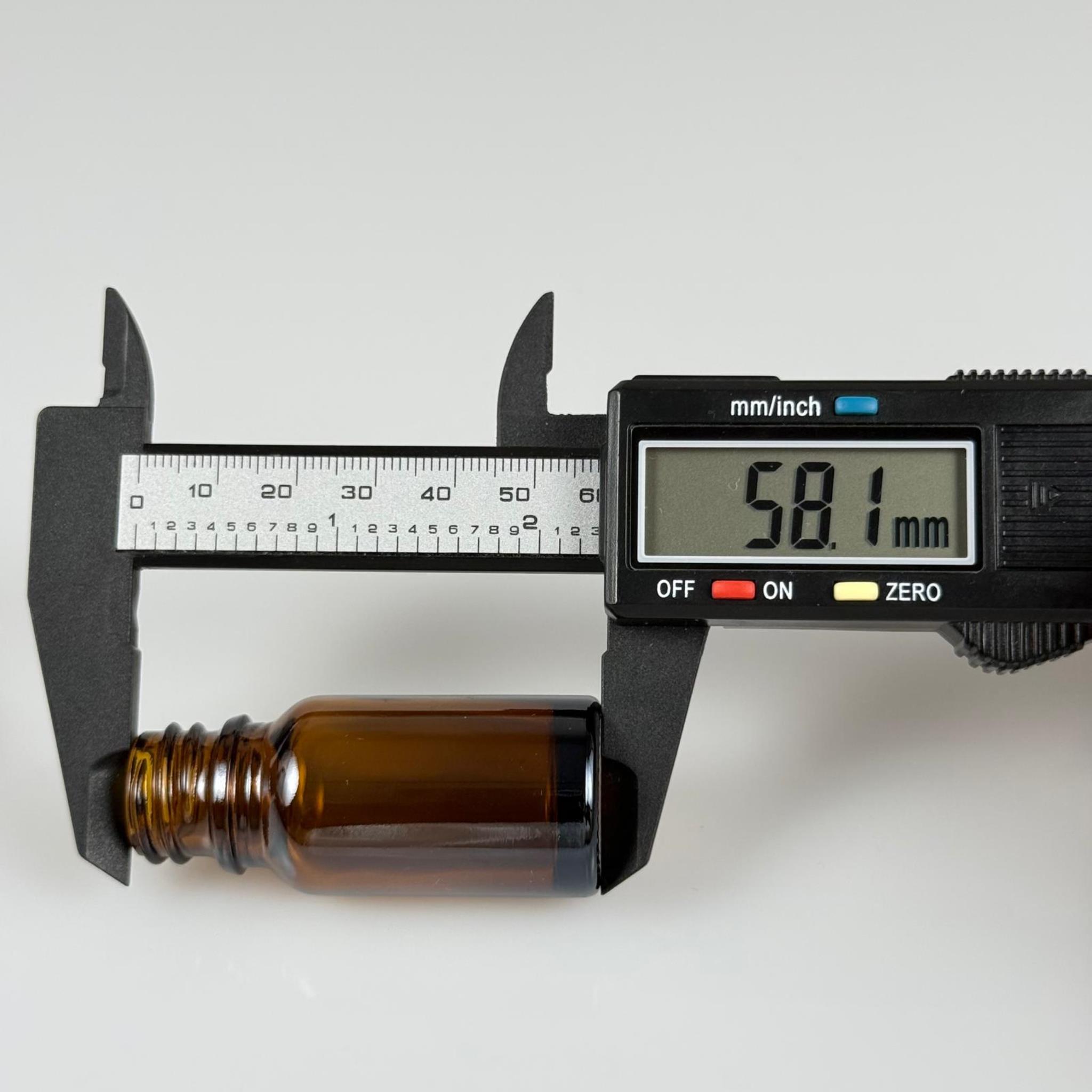 10 CC AMBER CAM ŞİŞE 18 MM
