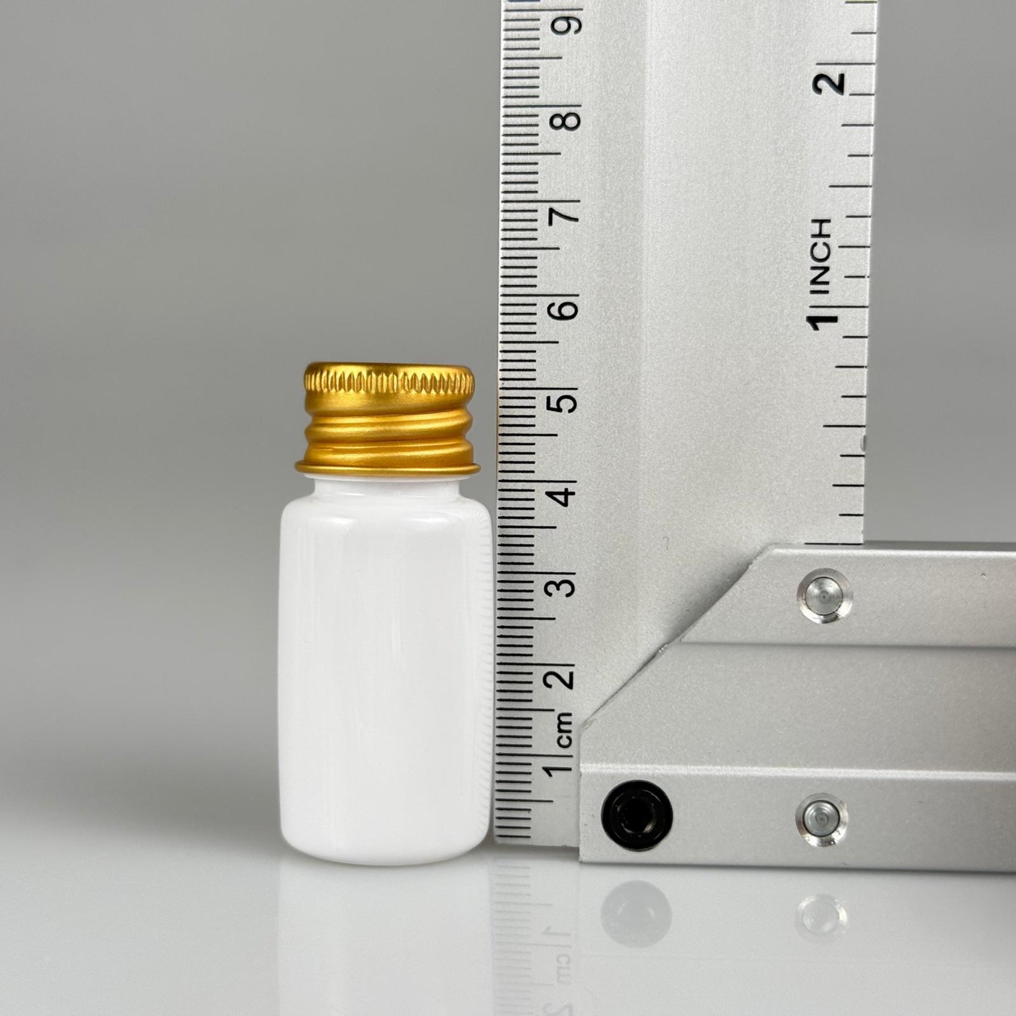 10 CC BEYAZ PET SHOT ŞİŞE - KÖPÜK CONTALI GOLD ALÜMİNYUM METAL KAPAKLI TAKIM - 10 ML PLASTİK ŞİŞE