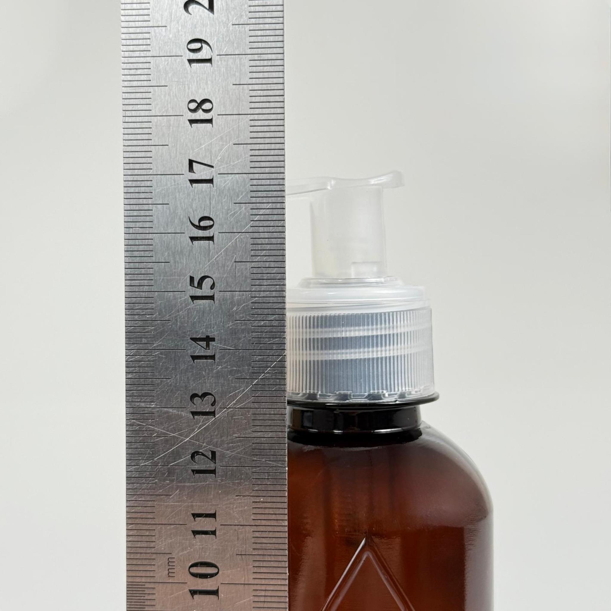 250 CC AMBER SERT PLASTİK ŞİŞE - ŞEFFAF POMPALI - UZUN MODEL - 250 ML KAHVERENGİ POMPALI PET ŞİŞE