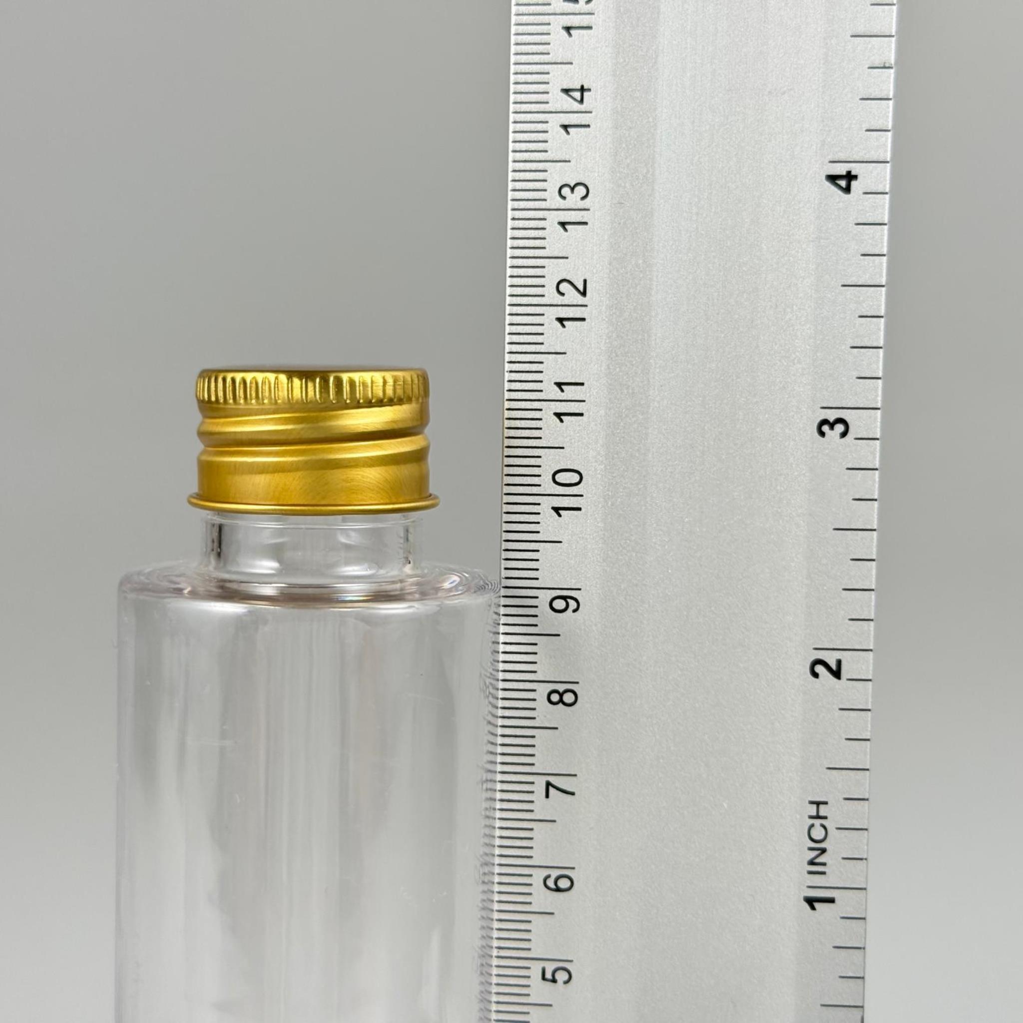 100 CC SİLİNDİR KESKİN KÜT MODEL SERT (17 GR) PET KOLONYA ŞİŞESİ 24 AĞIZ + KÖPÜK CONTALI GOLD METAL ALÜMİNYUM KAPAK TAKIM - 100 ML KAPAKLI PLASTİK ŞİŞELER