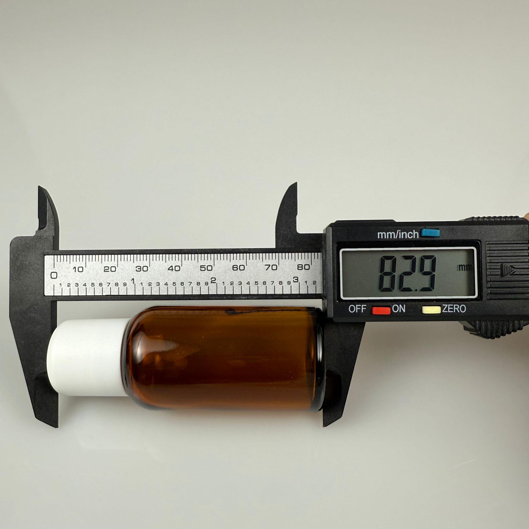30 CC AMBER CAM ŞİŞE + İÇTEN DAMLALIKLI ÇOCUK KİLİTLİ BEYAZ KAPAK - KAHVERENGİ 30 ML KİLİT KAPAKLI DAMLATMALI ŞİŞE