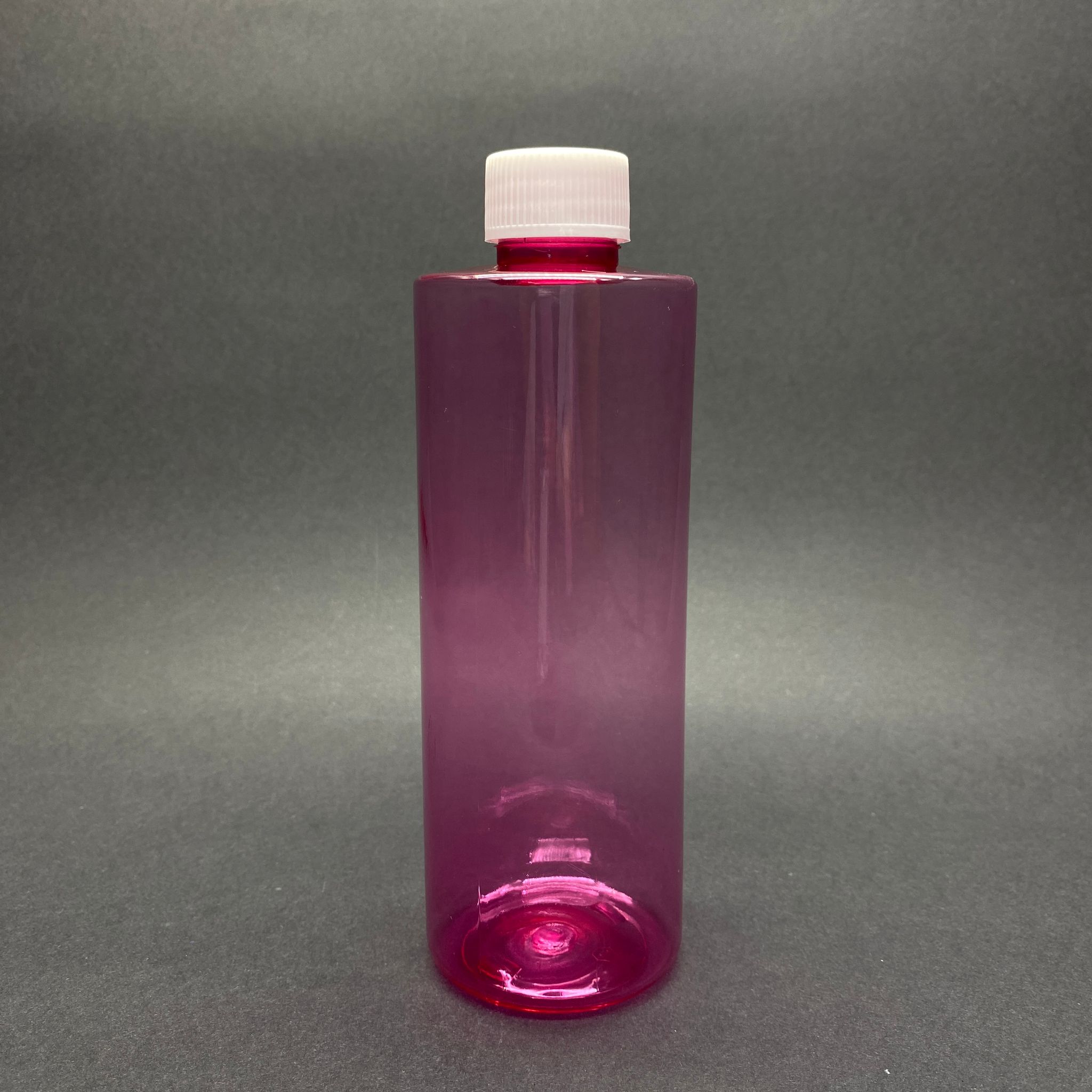 400 CC PEMBE PET ŞİŞE - BEYAZ CONTALI KAPAKLI - 400 ML KALIN PLASTİK ŞİŞE