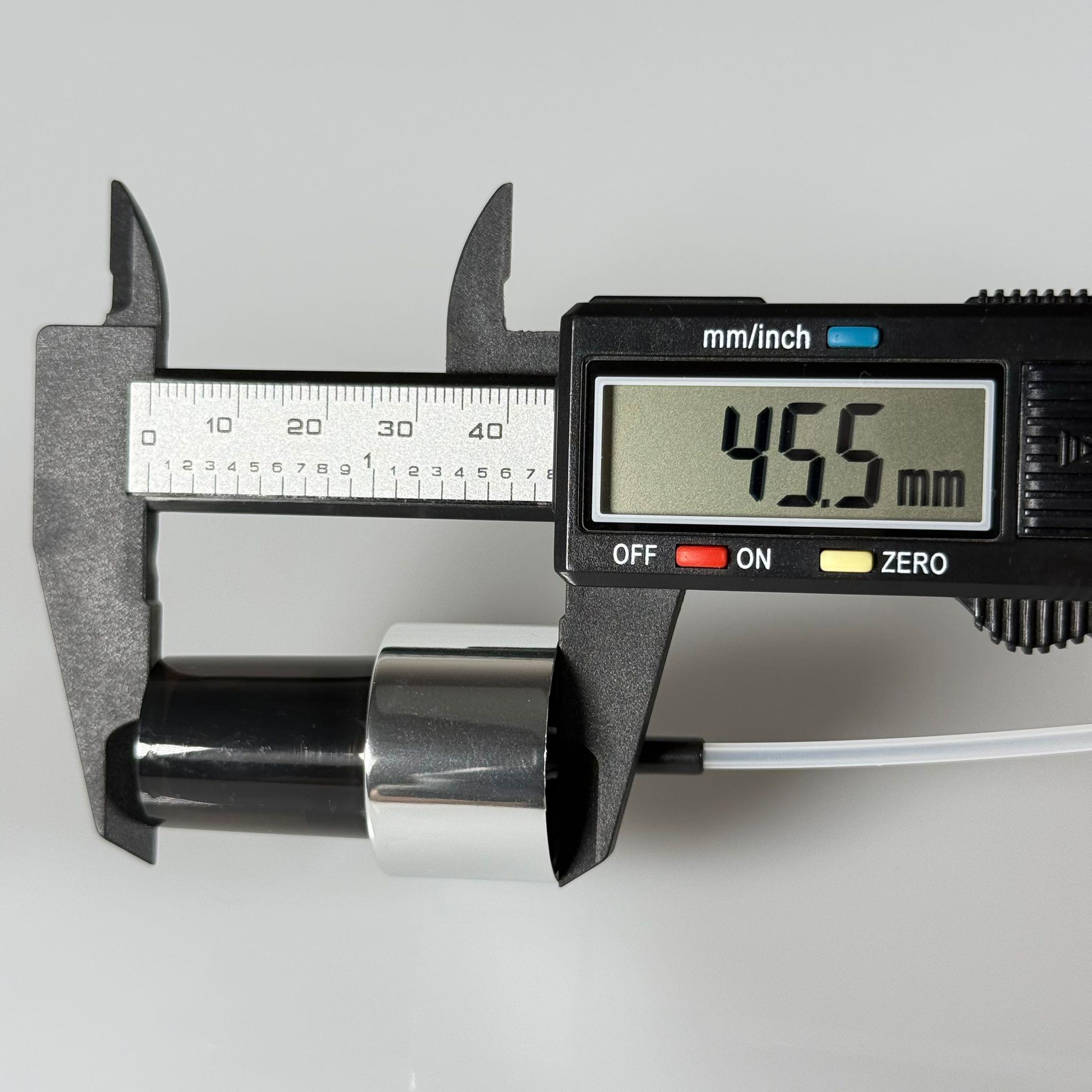 24 MM SPREY PARMAK SPREY GÜMÜŞ SİYAH METALİK KAPLAMALI 24 MM VALF