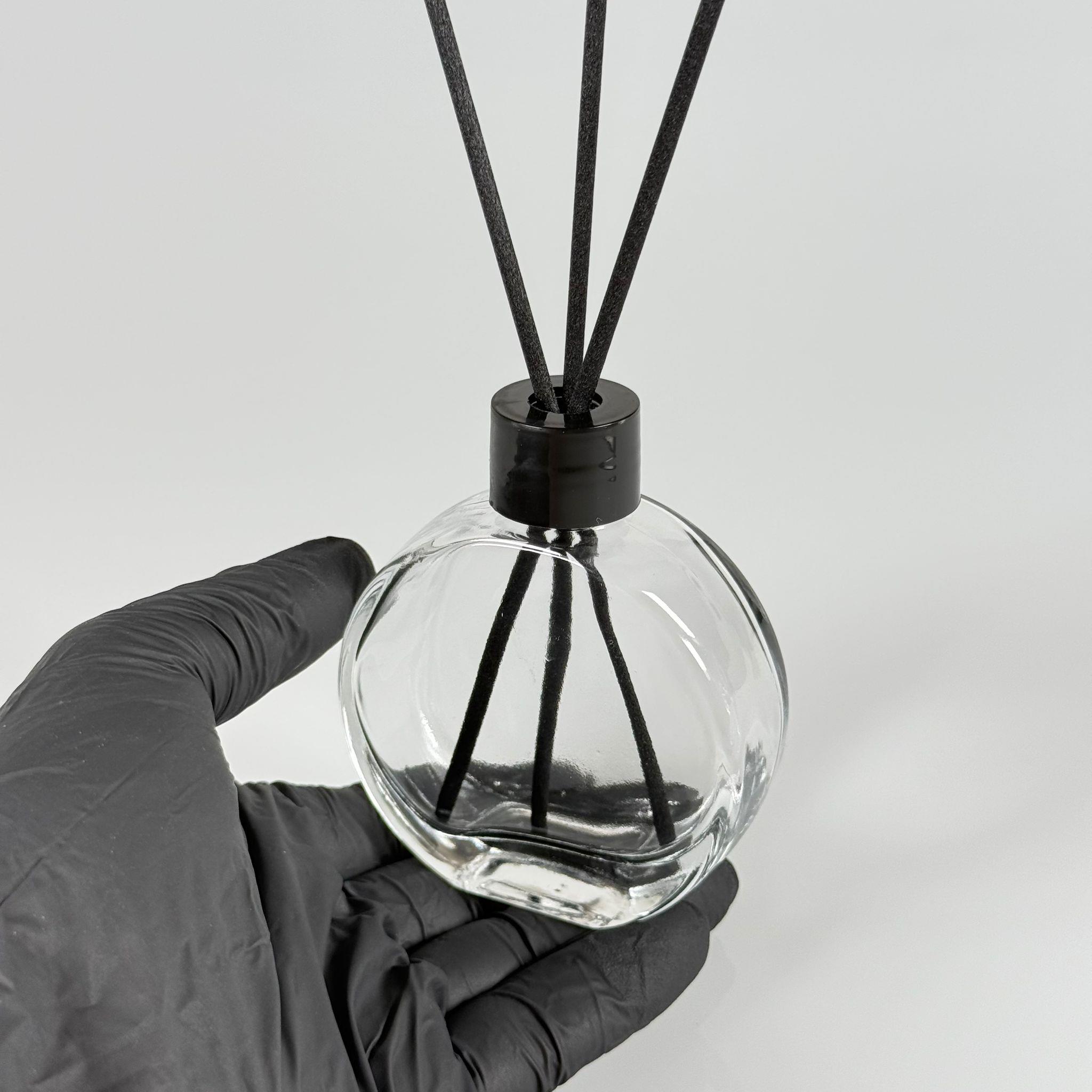 70 CC YUVARLAK OVAL YASSI BAMBU CAM BAMBU ODA KOKUSU ŞİŞESİ - 70 ML ÇUBUKLU KÖŞELİ BAMBU ODA KOKUSU ŞİŞESİ - DİFÜZÖR ŞİŞE- CAM ŞİŞE + SİYAH PLASTİK KAPAK + TIPA + 3 ADET FİBER SİYAH BAMBU ÇUBUK - YENİ MODEL