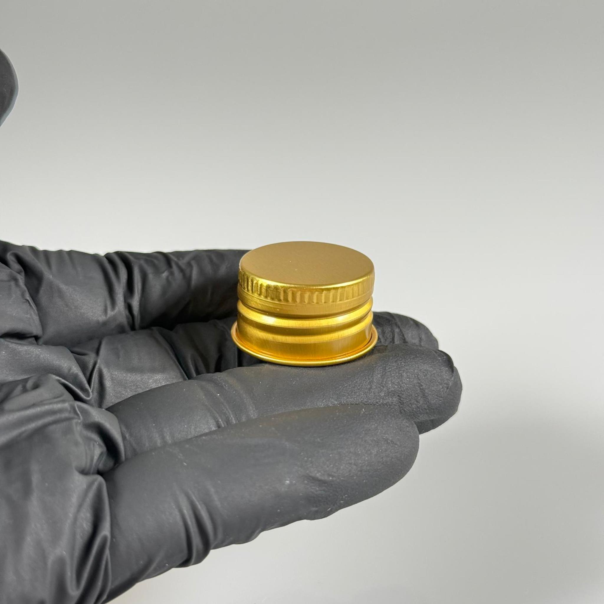 24 MM VİDALI METAL GOLD KAPAK