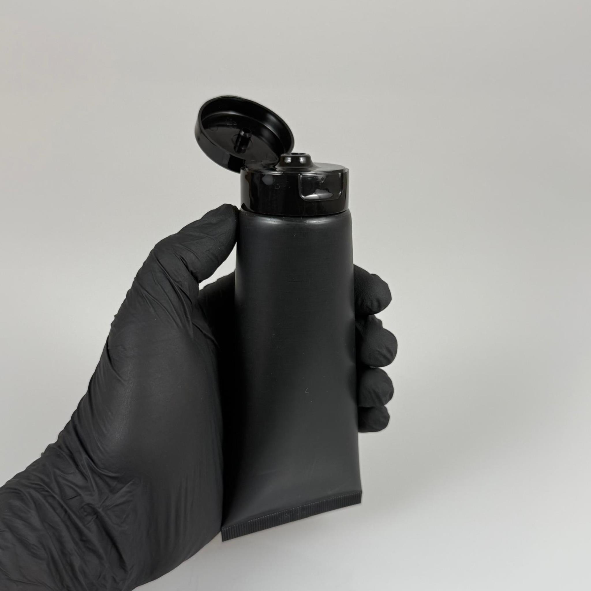 KOZMETİK İÇİN SİYAH BOŞ KREM TÜPÜ FLİPTOP KAPAKLI - 100 ML - MERHEM TÜPÜ - PLASTİK MANÜEL DOLDURULABİLİR BOŞ TÜP - LİPGLOSS TÜP - DUDAK PARLATICISI TÜPÜ - BAL DOLUMU İÇİN PLASTİK TÜP