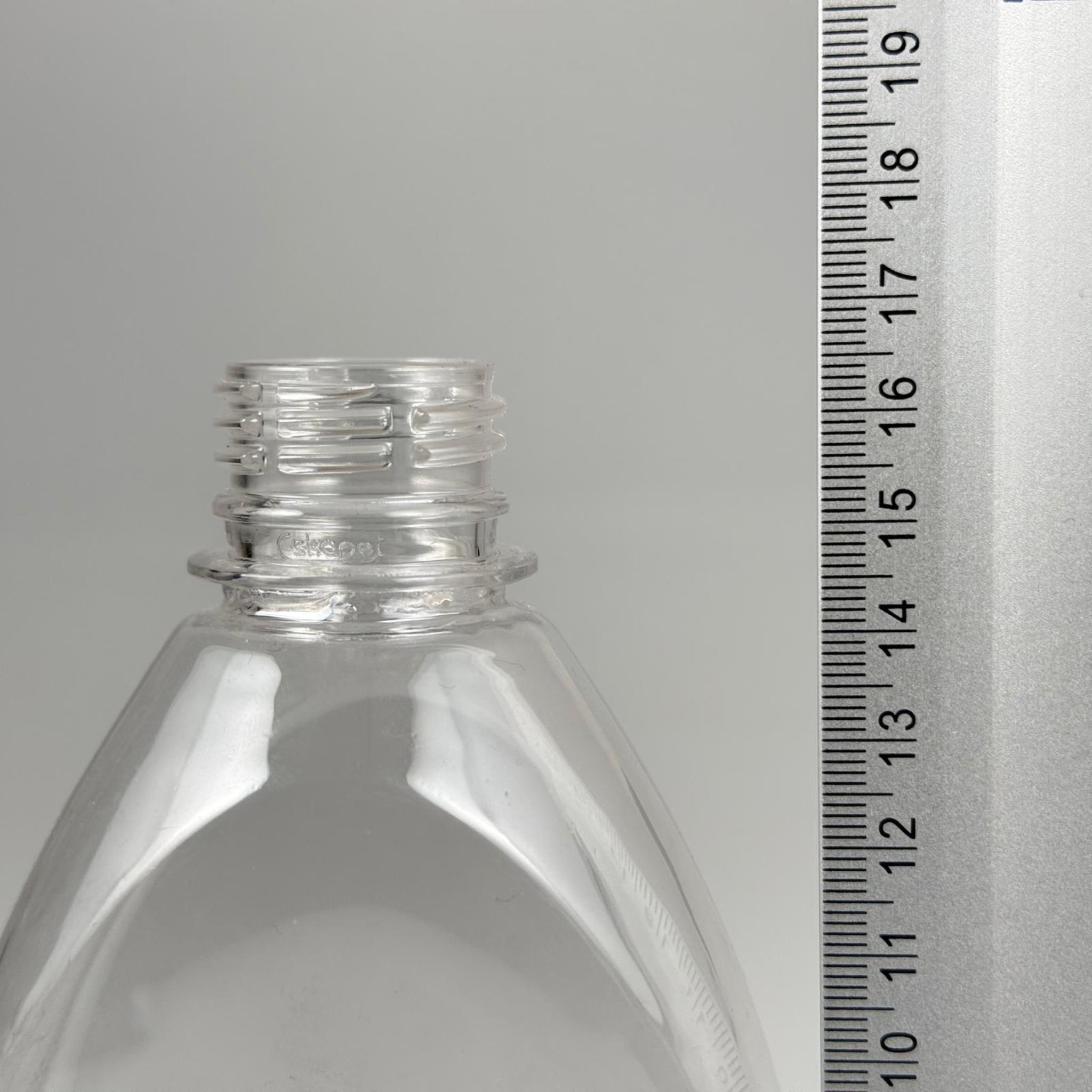400 CC YASSI PET ŞİŞE - 28 AĞIZ KAPAKSIZ - 400 ML PLASTİK ŞİŞE