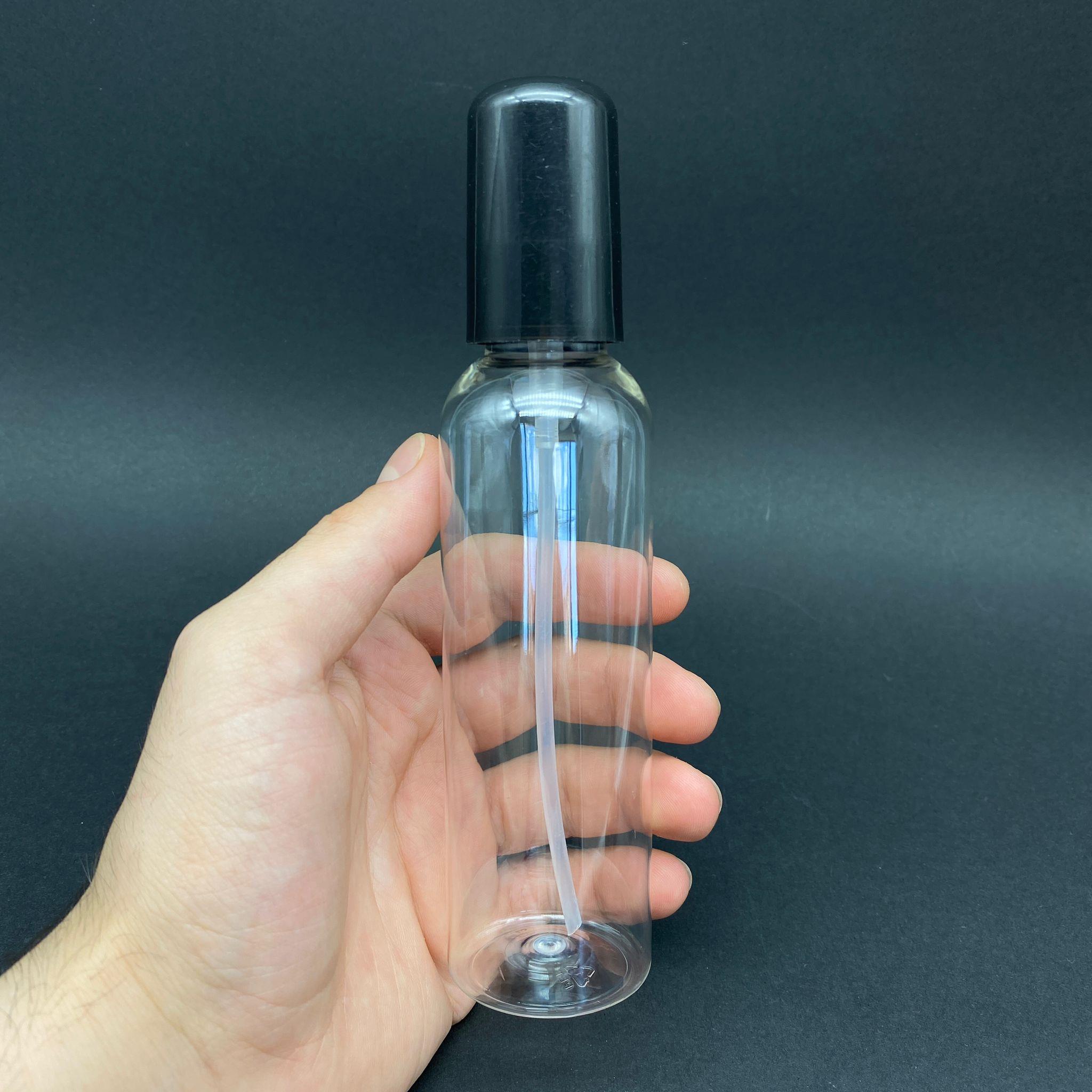 150 CC PET ŞİŞE - SİYAH LOSYON POMPALI - 150 ML POMPALI PLASTİK ŞİŞE