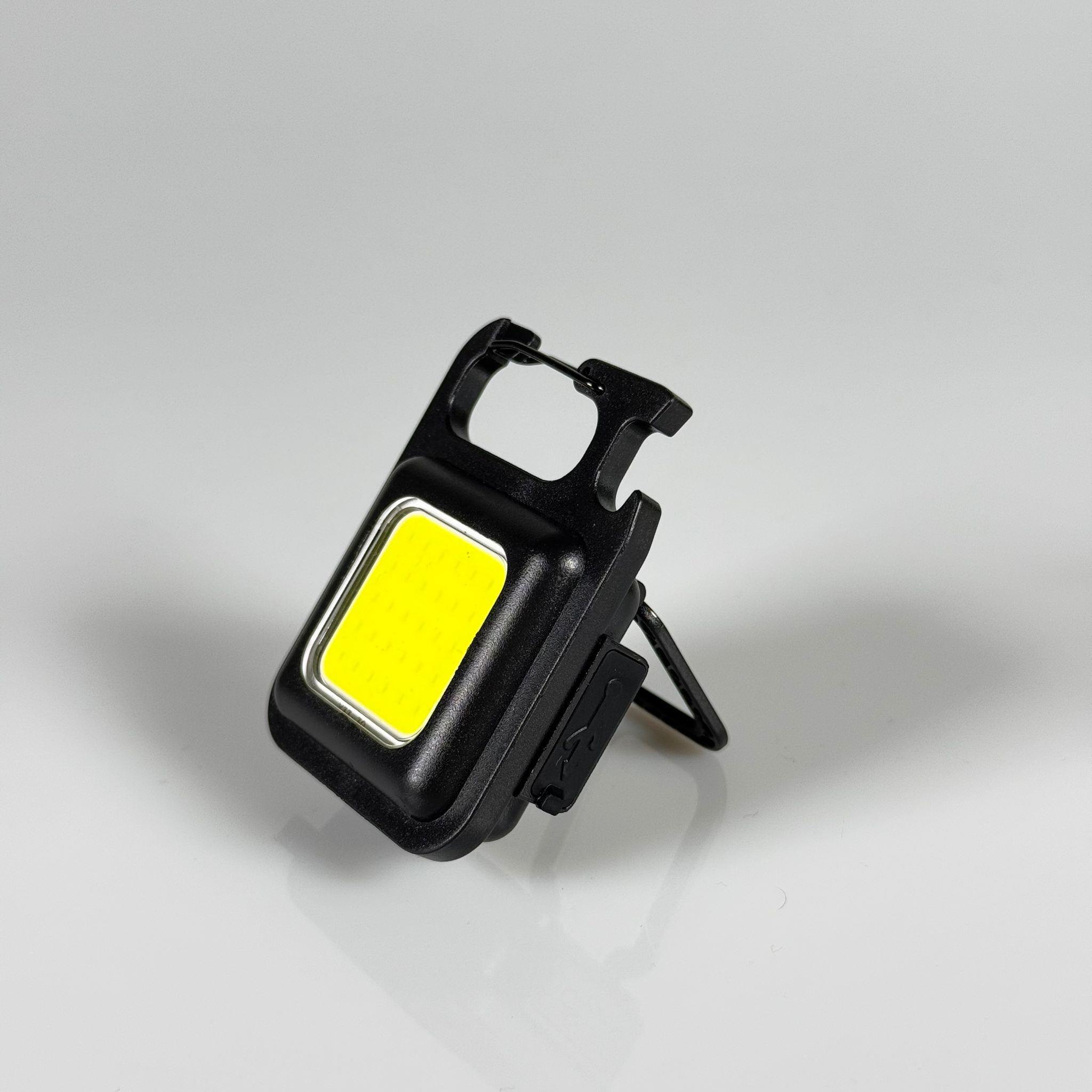 MIKNATISLI LED FENER - ANAHTARLIK - ŞARJLI (ŞARJ KABLOSU İLE BERABER GELİR)