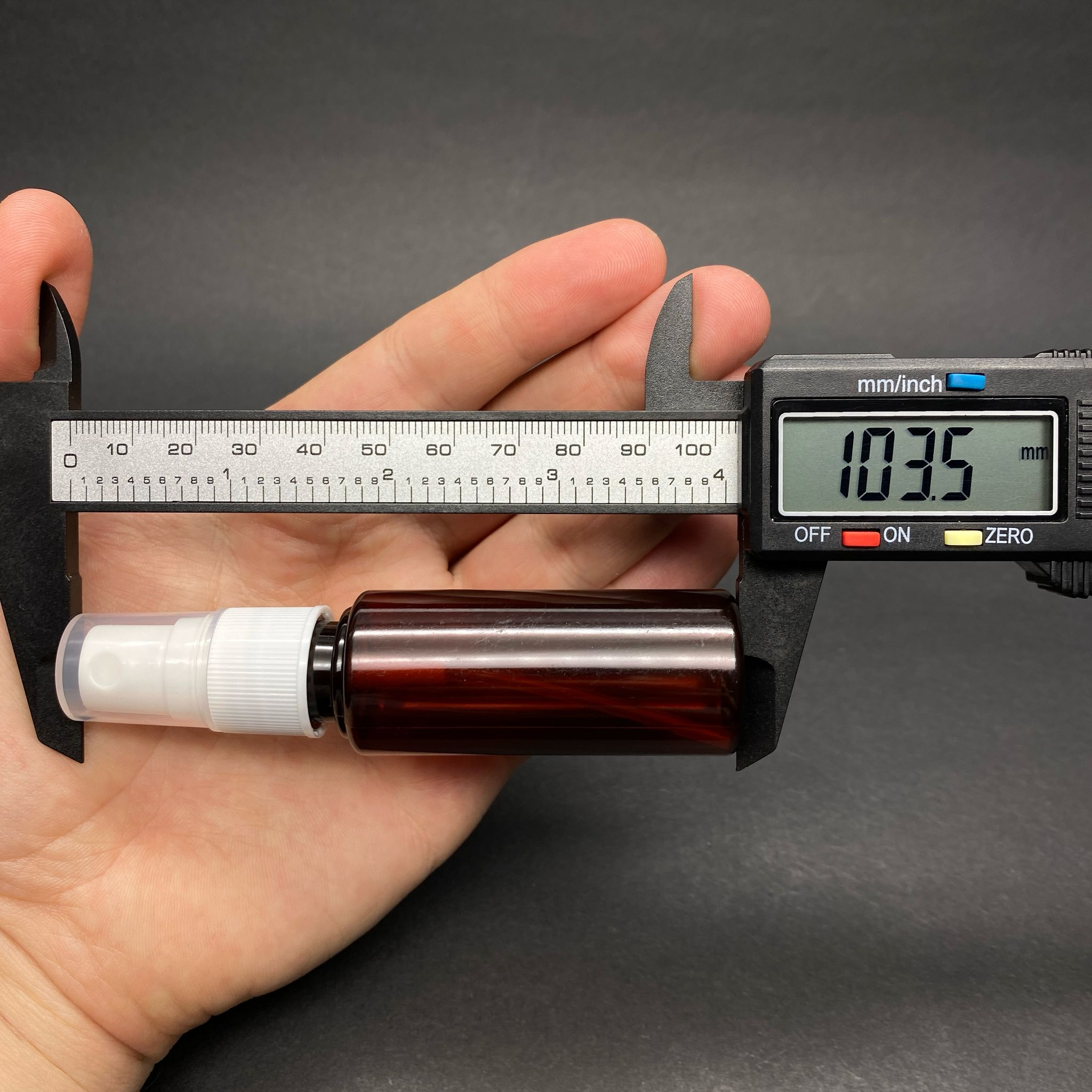 30 CC AMBER PET ŞİŞE - BEYAZ SPREYLİ TESTER 30 ML PLASTİK ŞİŞE